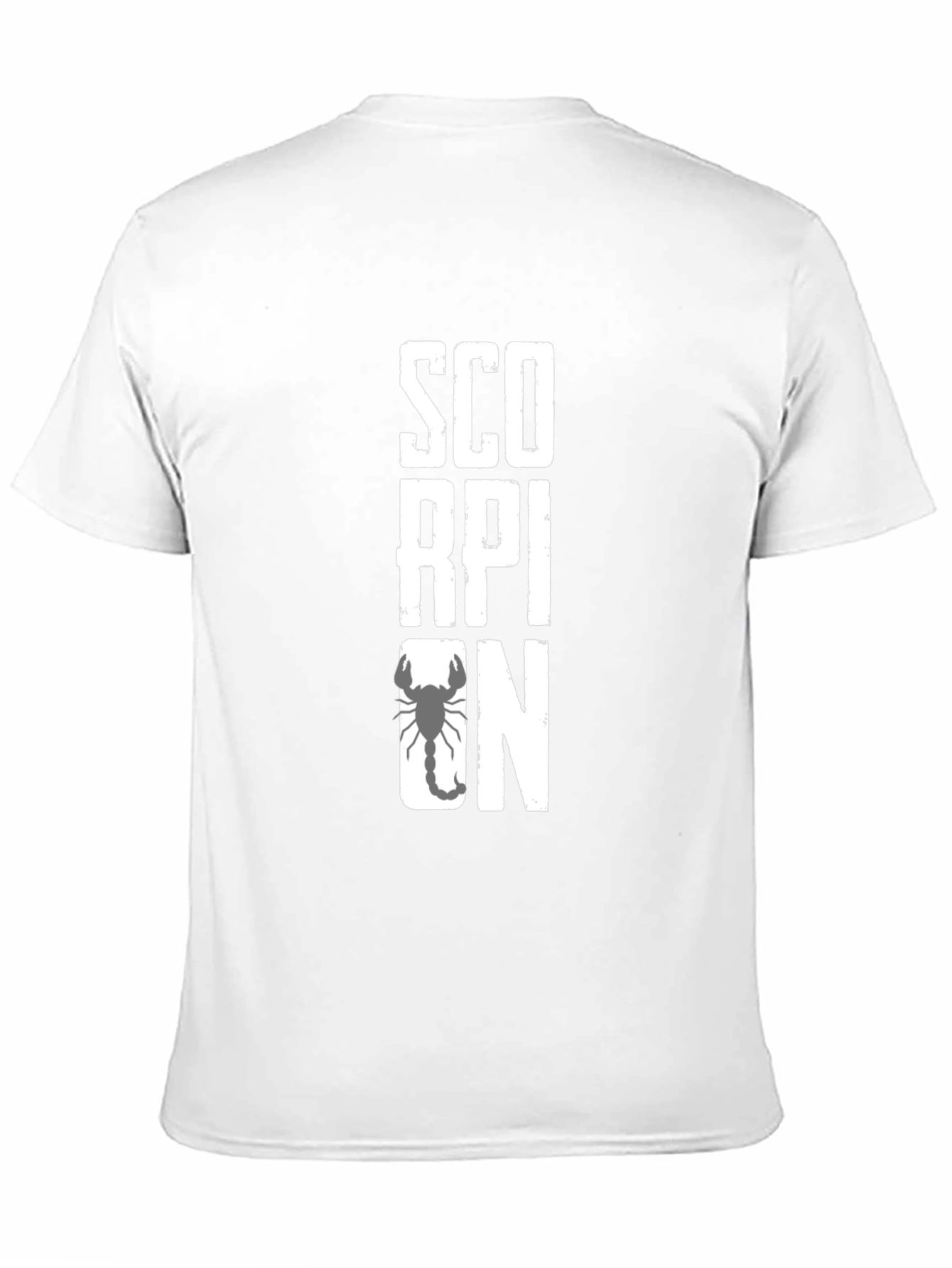 Scorpion Graphic Print Black T-Shirt