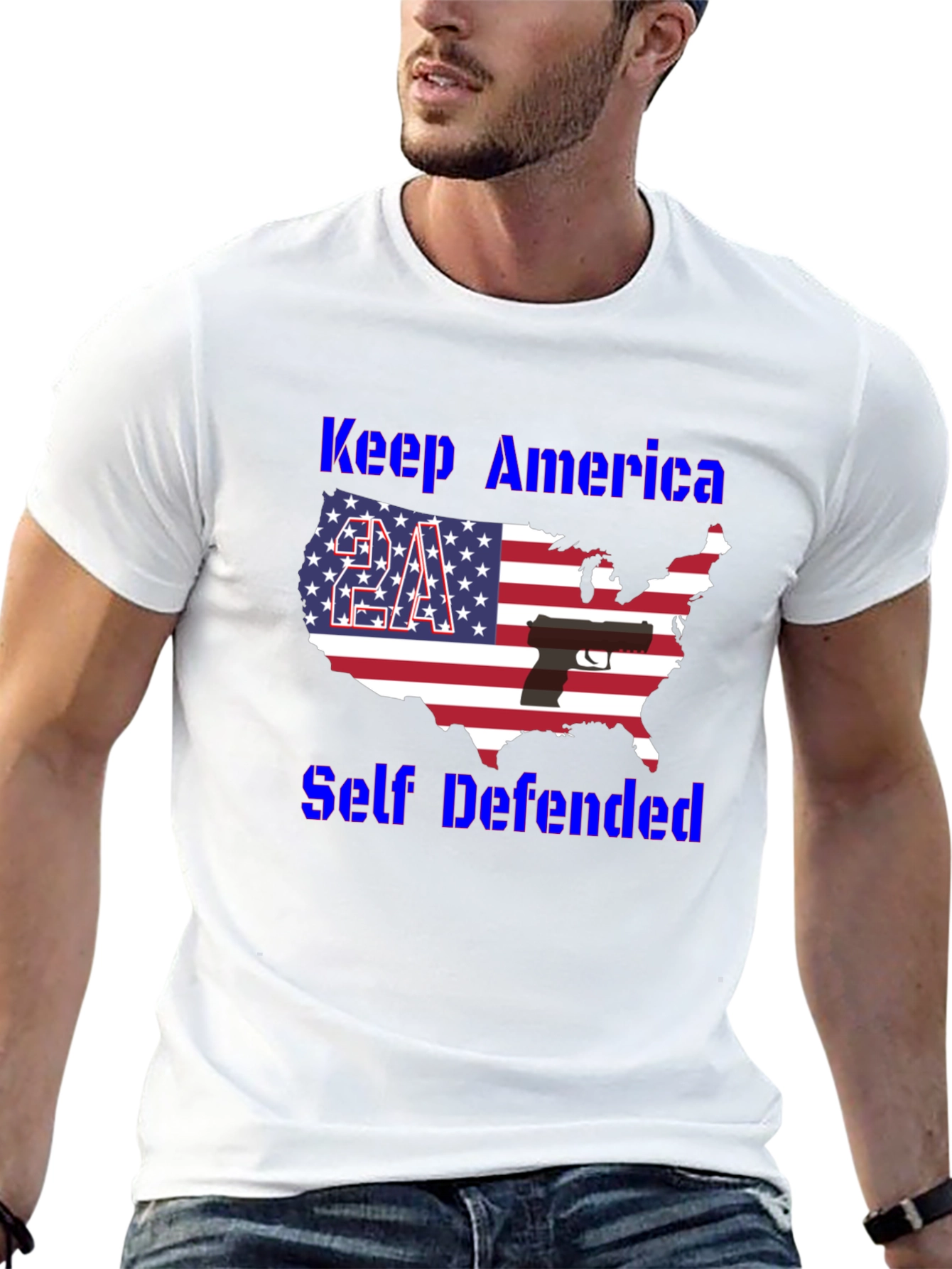 Keep America Self Defended 2A T-Shirt