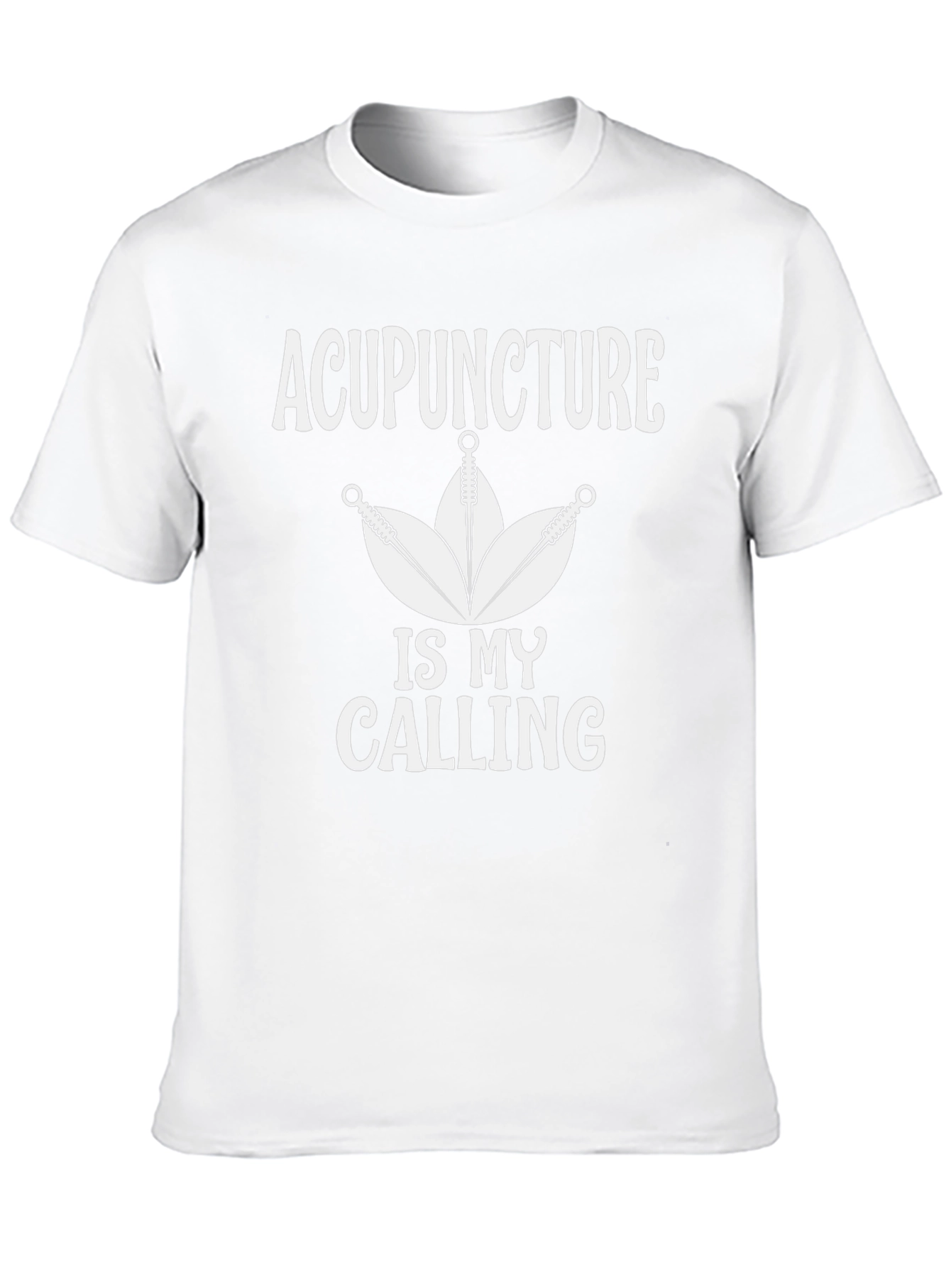 Acupuncture Is My Calling Black T-Shirt