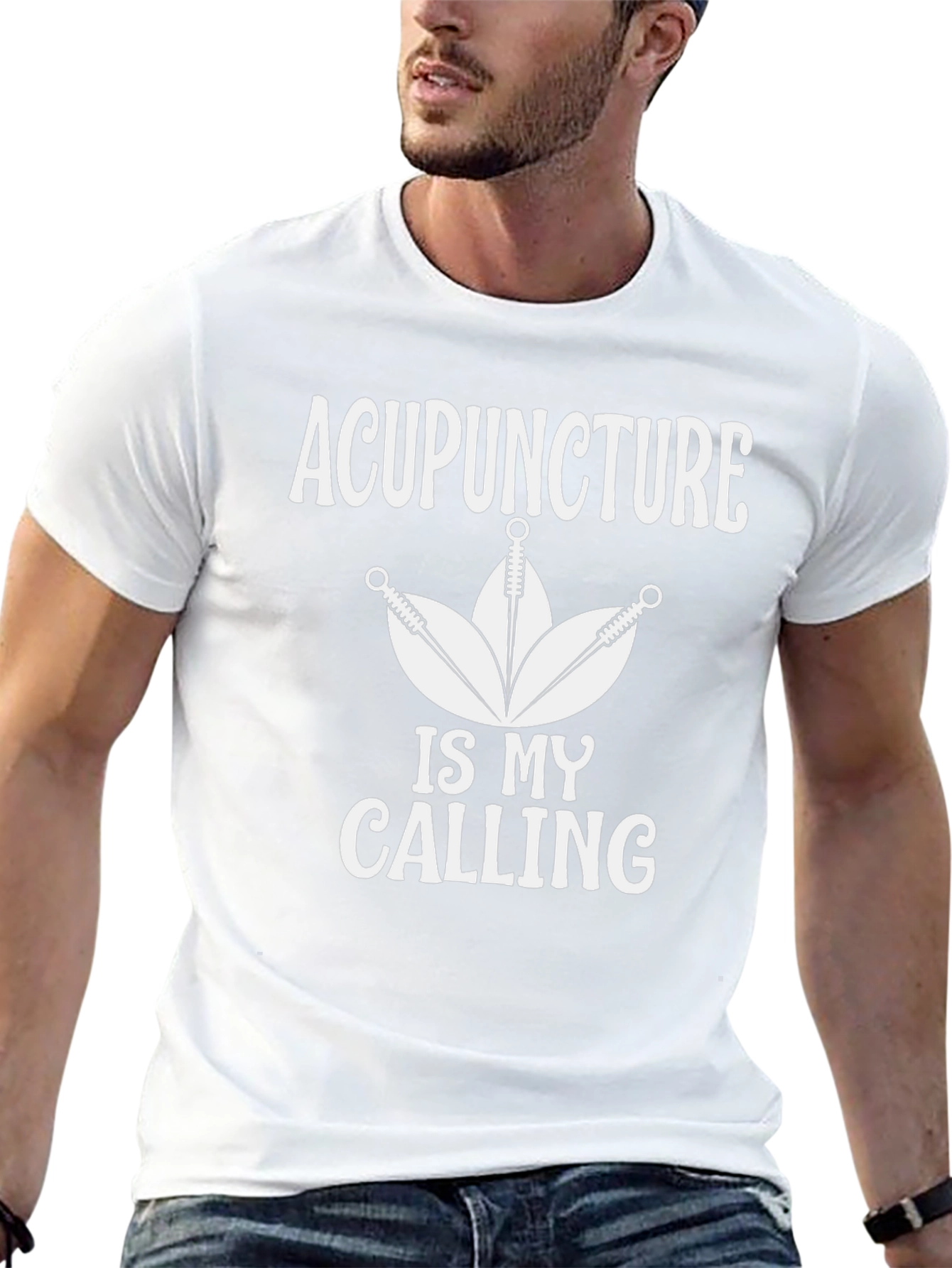 Acupuncture Is My Calling Black T-Shirt