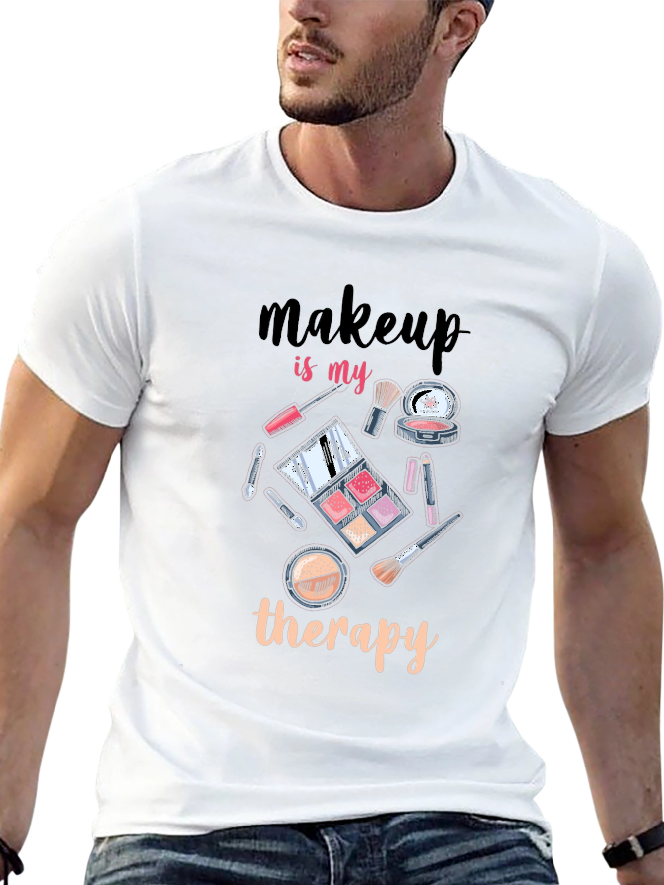 Makeup Therapy Graphic T-Shirt