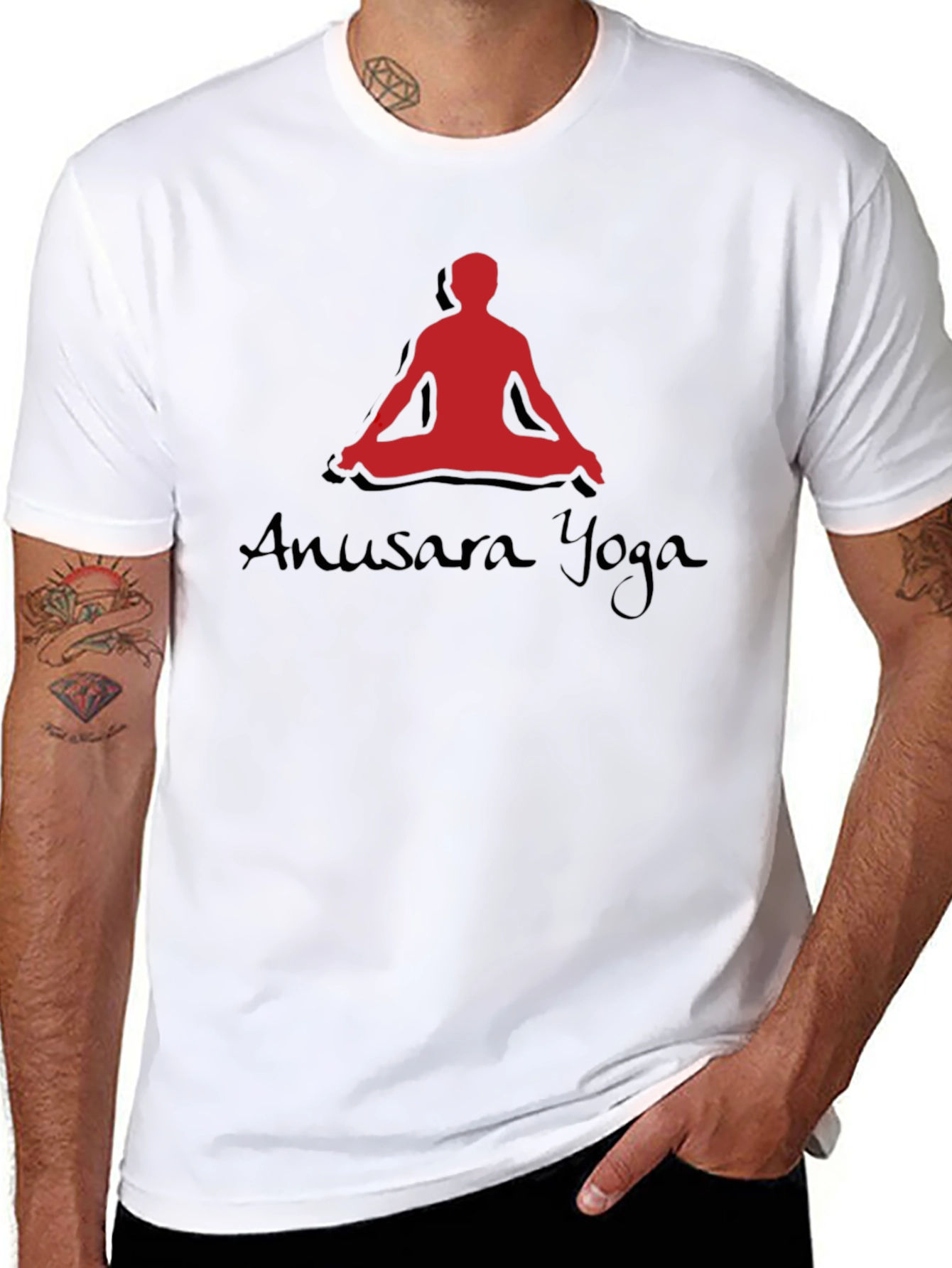 Anusara Yoga Graphic Tee - Meditation Shirt
