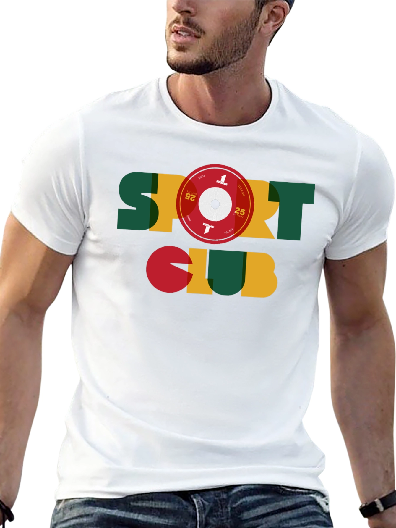 Sport Club Graphic Tee - Fitness Inspired Design