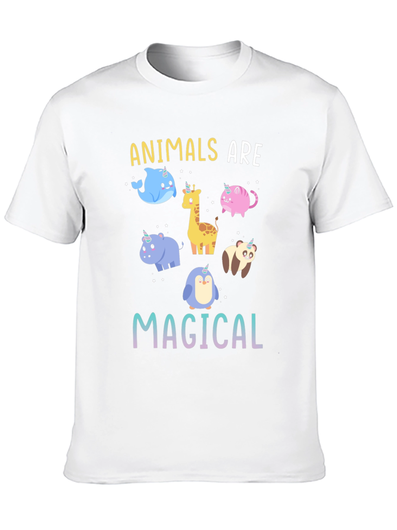 Magical Animals Unicorn Graphic T-Shirt