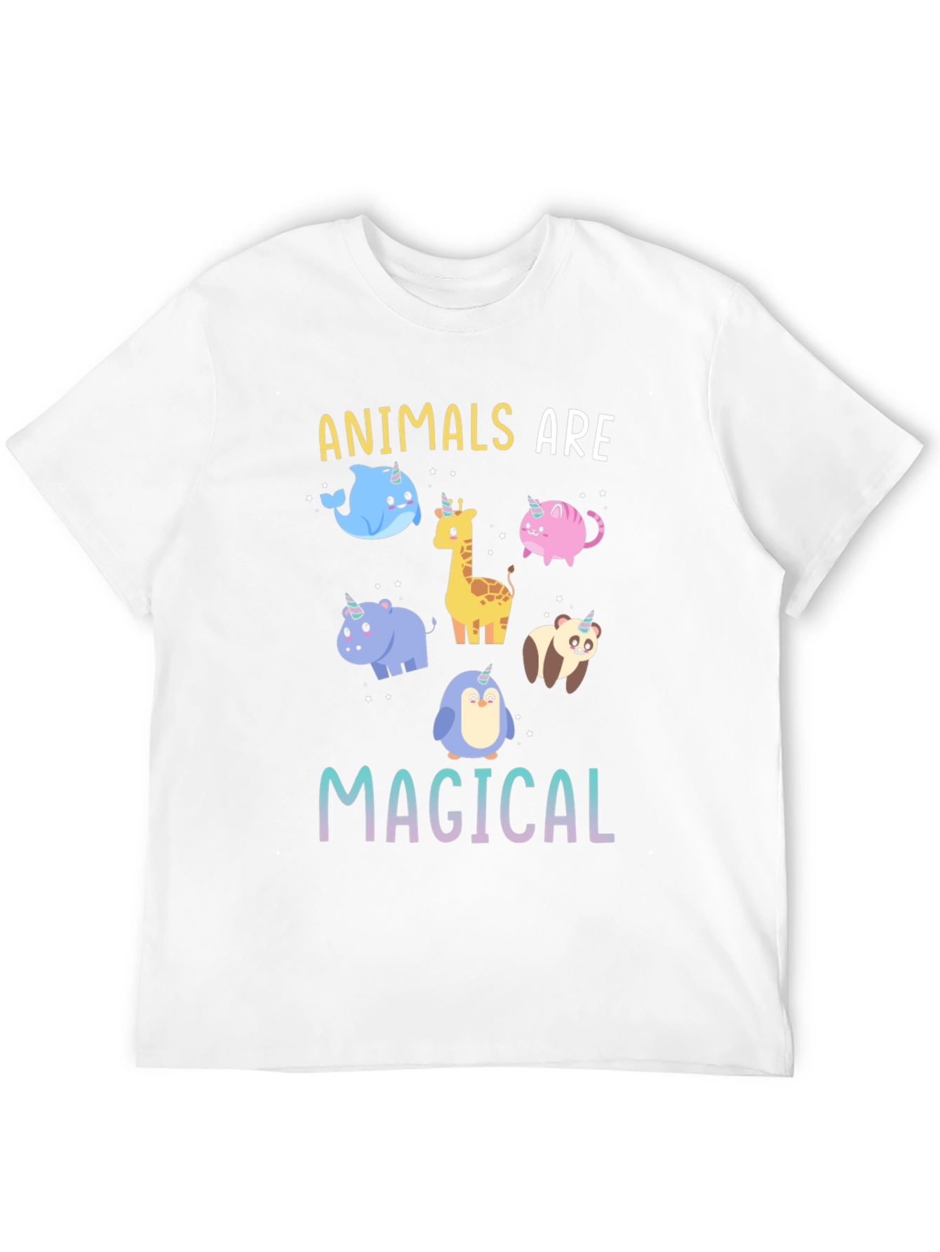 Magical Animals Unicorn Graphic T-Shirt
