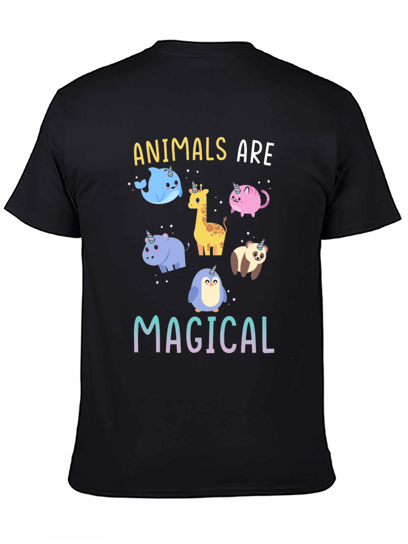 Magical Animals Unicorn Graphic T-Shirt