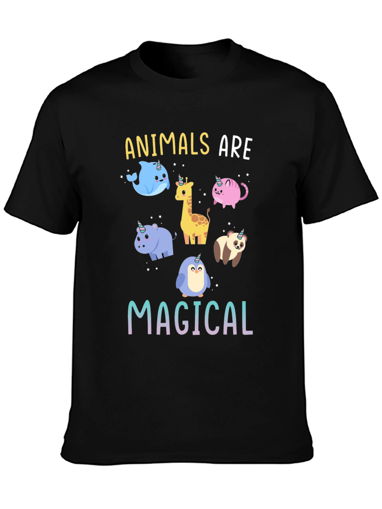 Magical Animals Unicorn Graphic T-Shirt