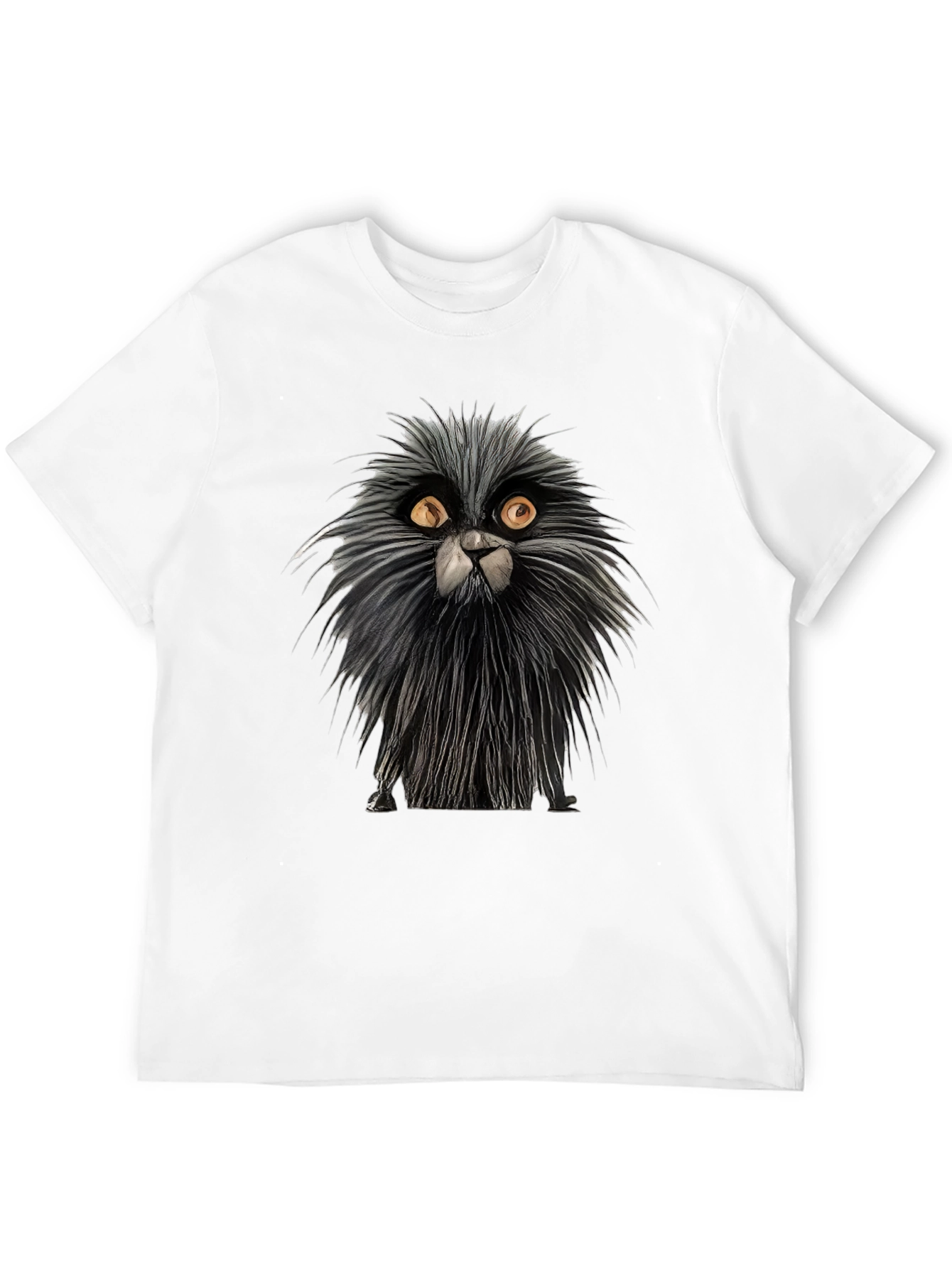 Whimsical Cat Graphic Tee - Unique Cat Lovers Shirt
