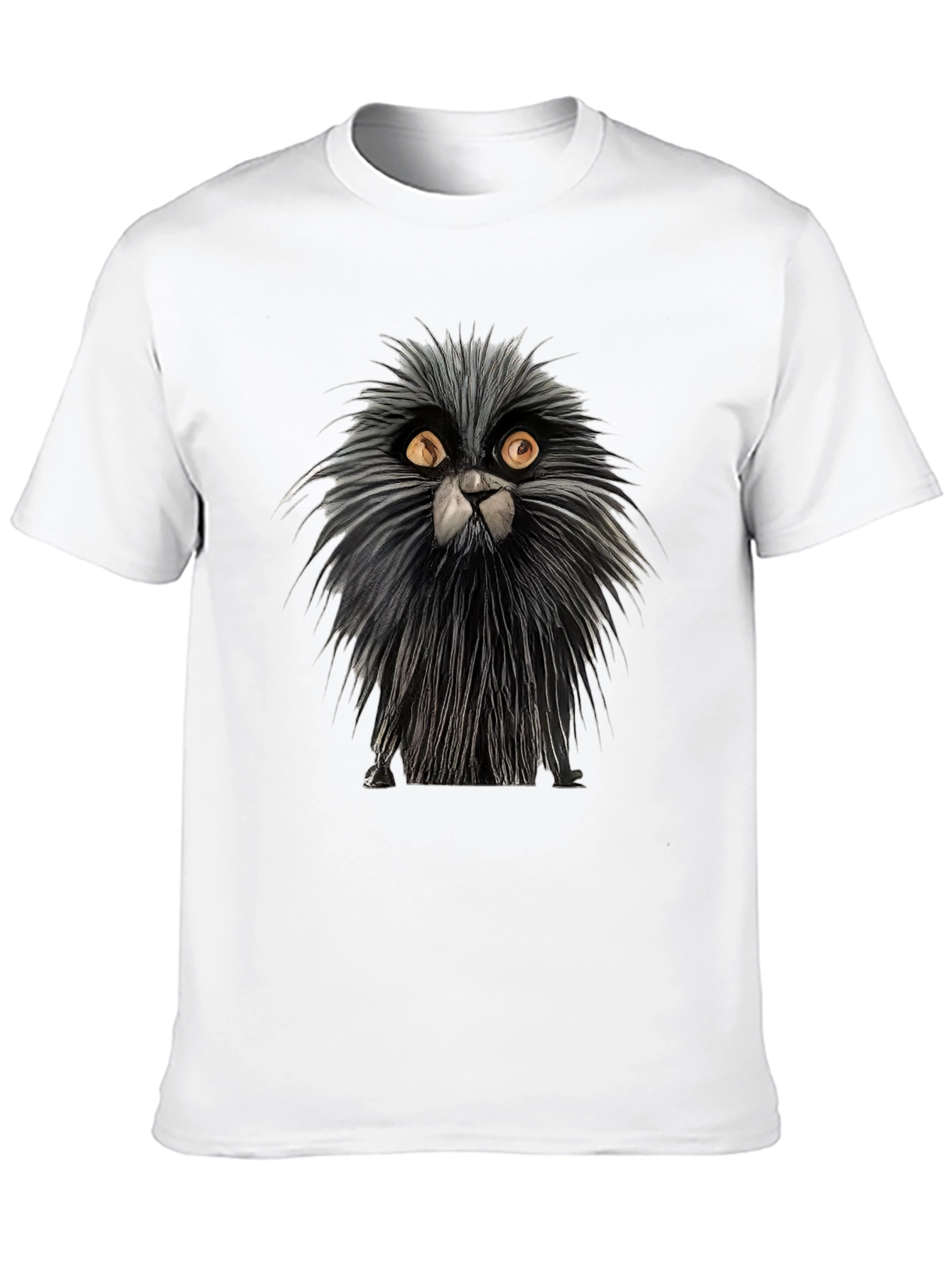 Whimsical Cat Graphic Tee - Unique Cat Lovers Shirt