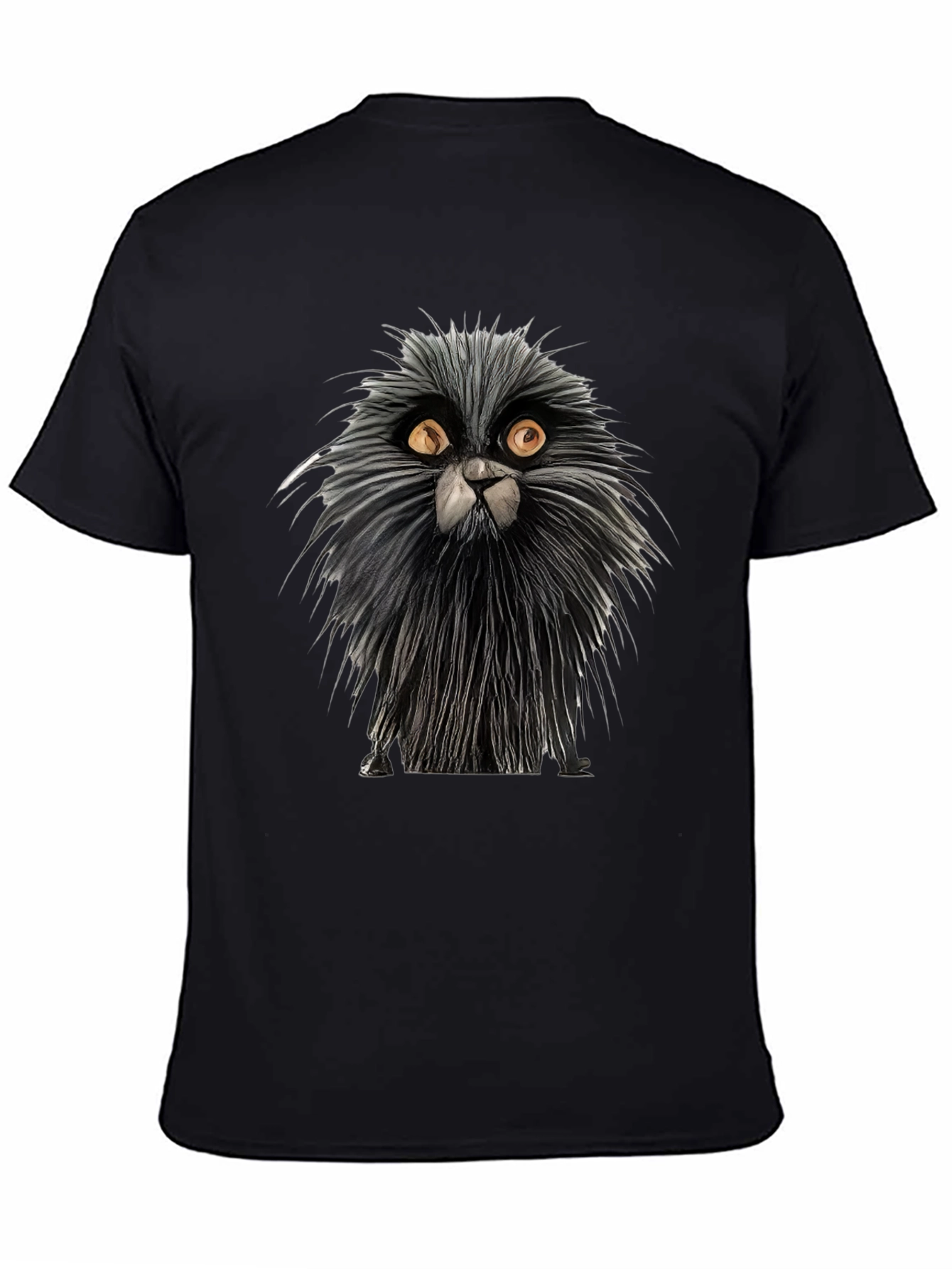 Whimsical Cat Graphic Tee - Unique Cat Lovers Shirt