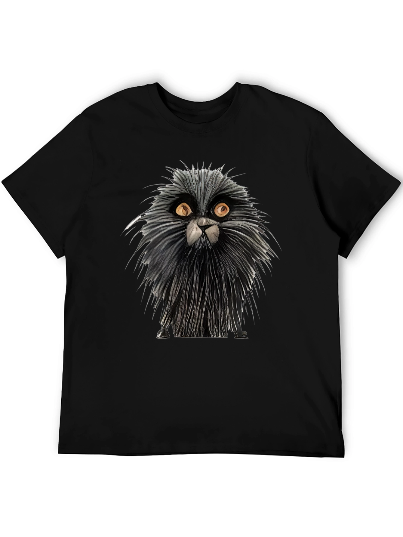 Whimsical Cat Graphic Tee - Unique Cat Lovers Shirt