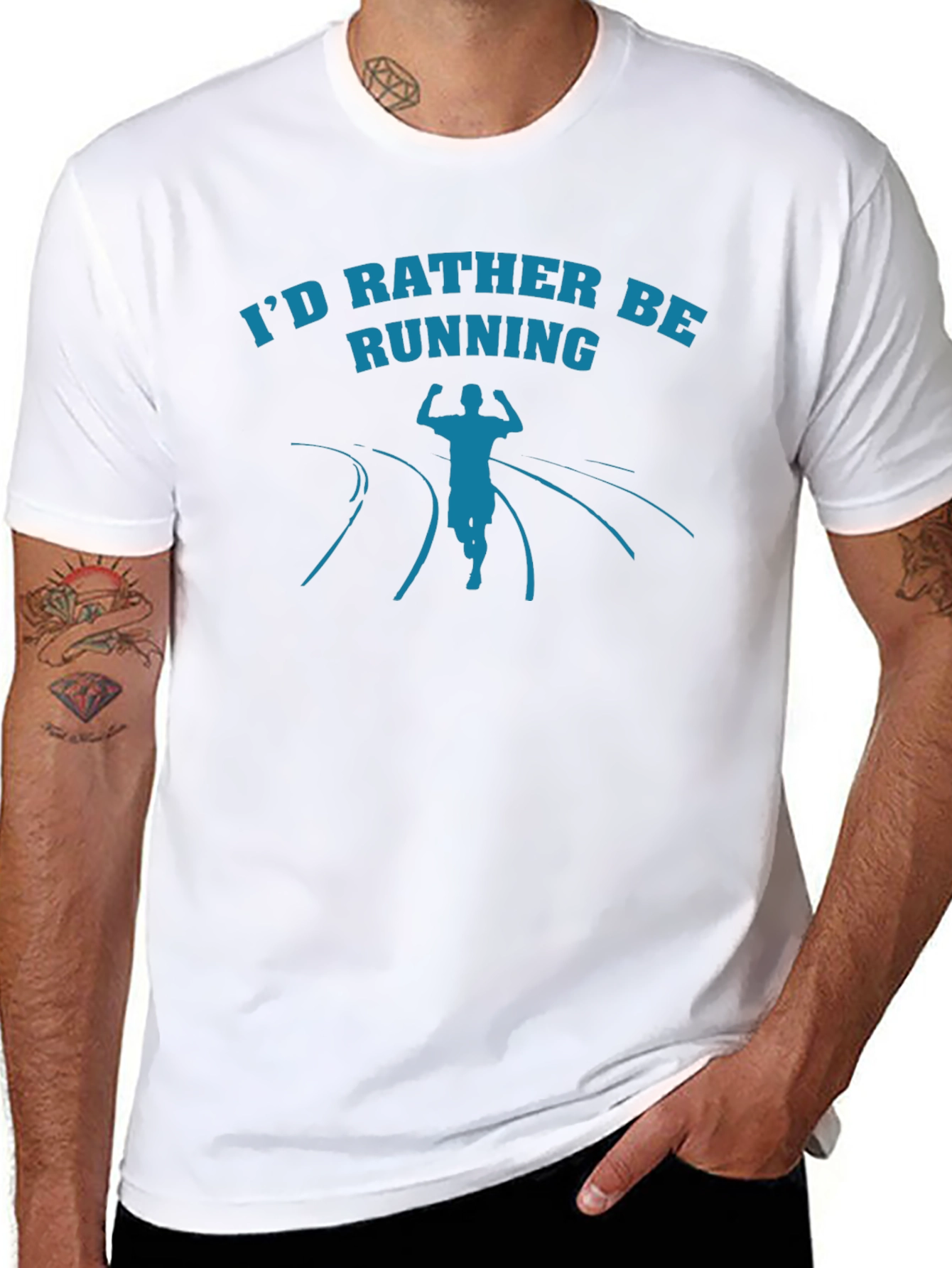 Id Rather Be Running Tee - Athletes Comfort