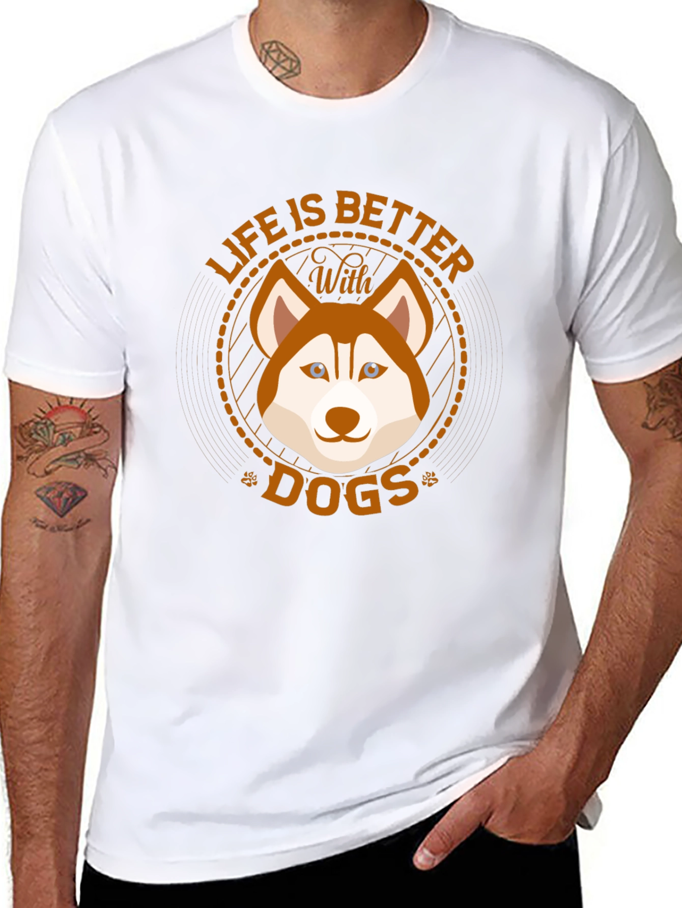 Life is Better With Dogs T-Shirt