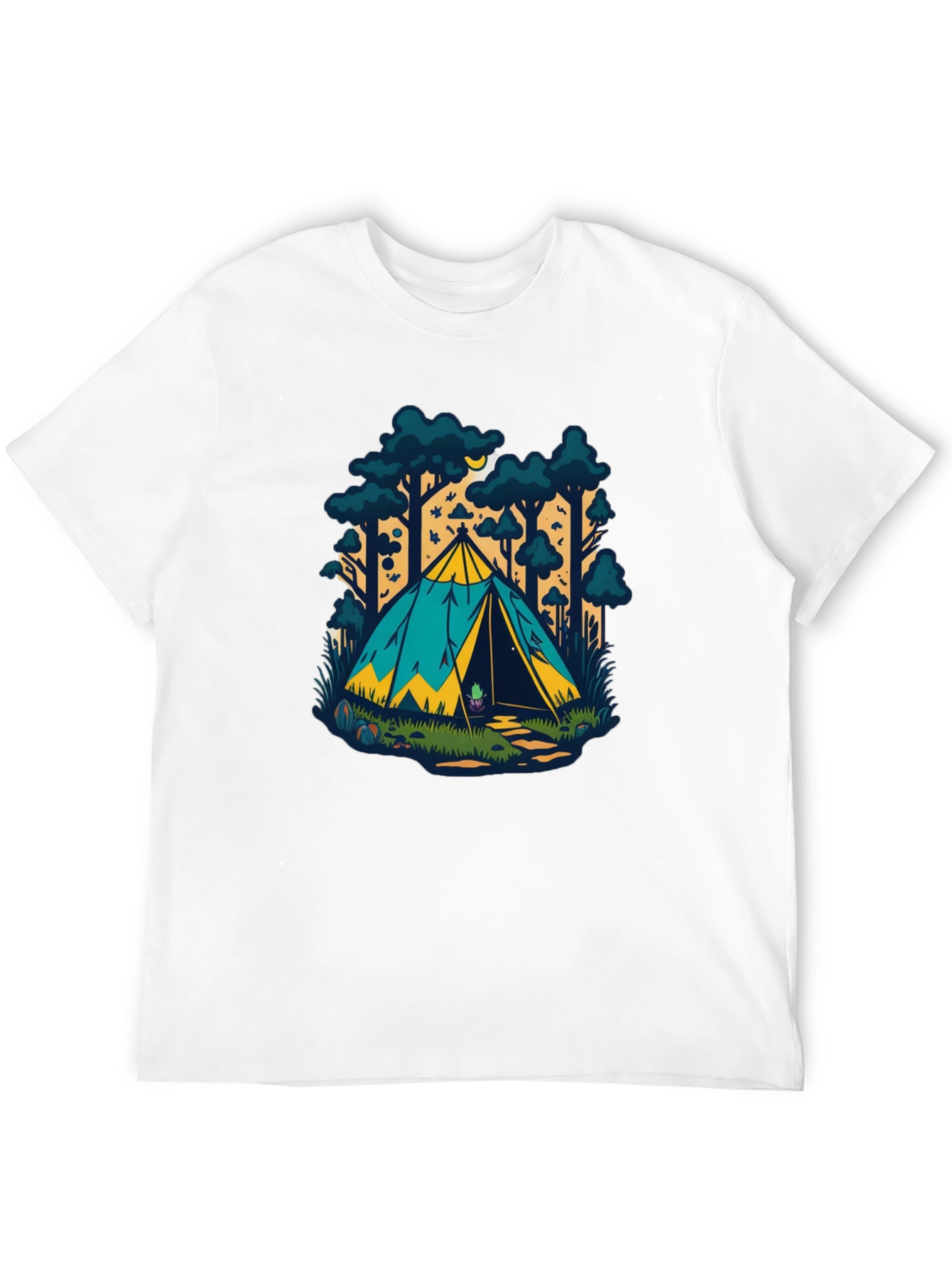 Camping Tent Graphic T-Shirt - Adventure Ready!