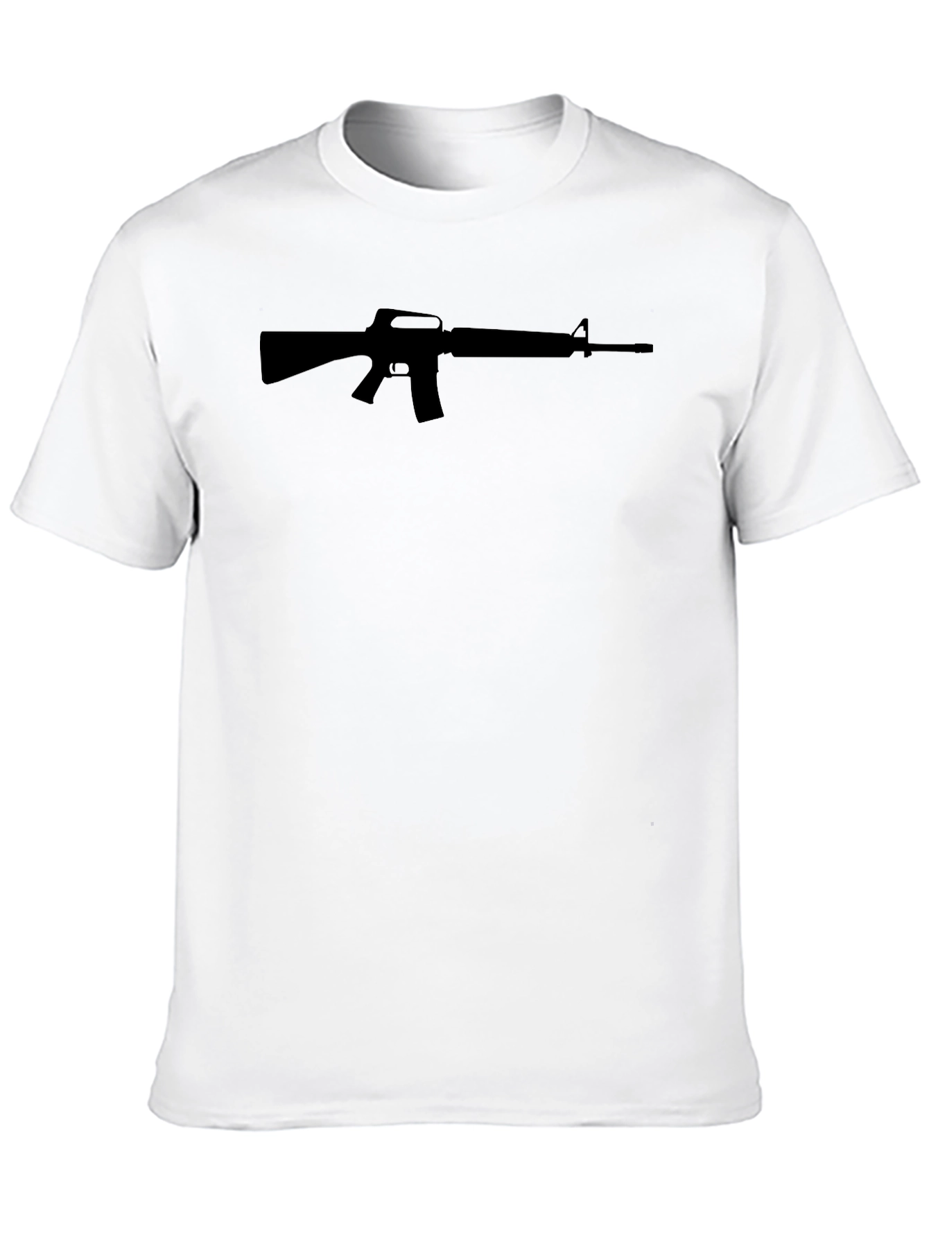 AR-15 Silhouette Tee - Bold Graphic Design