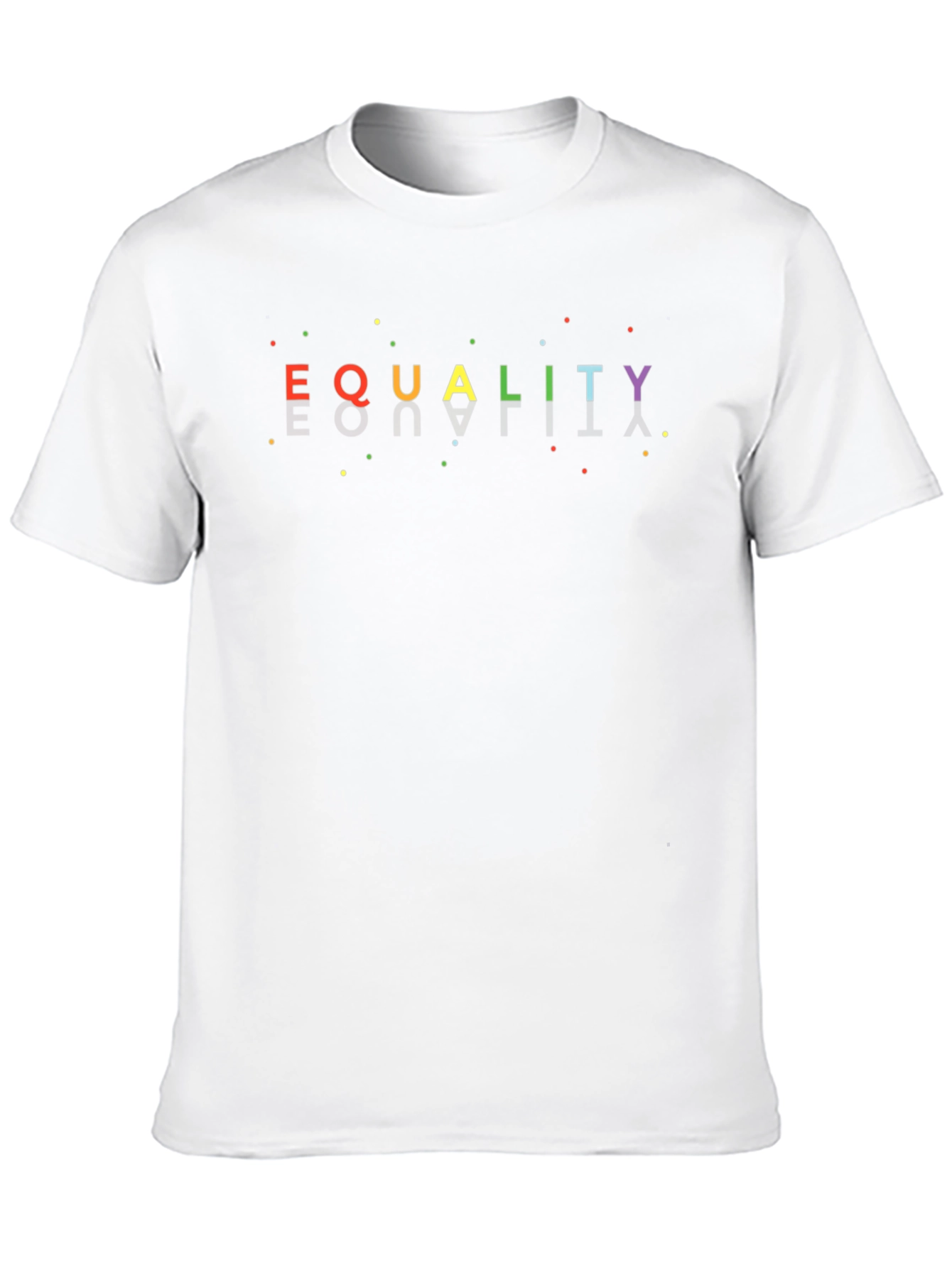 Equality Rainbow Pride Graphic Tee - Unisex Black T-Shirt