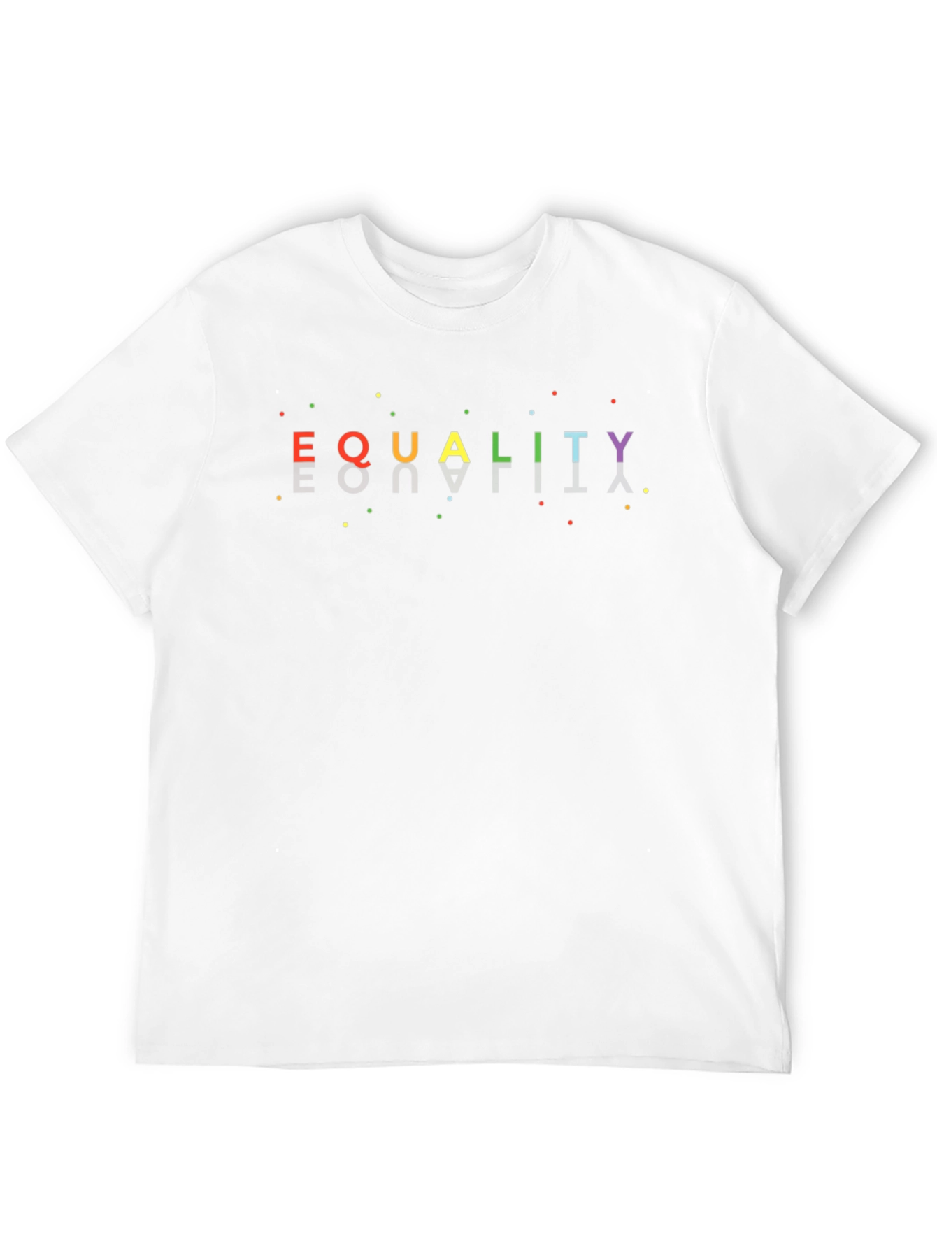 Equality Rainbow Pride Graphic Tee - Unisex Black T-Shirt