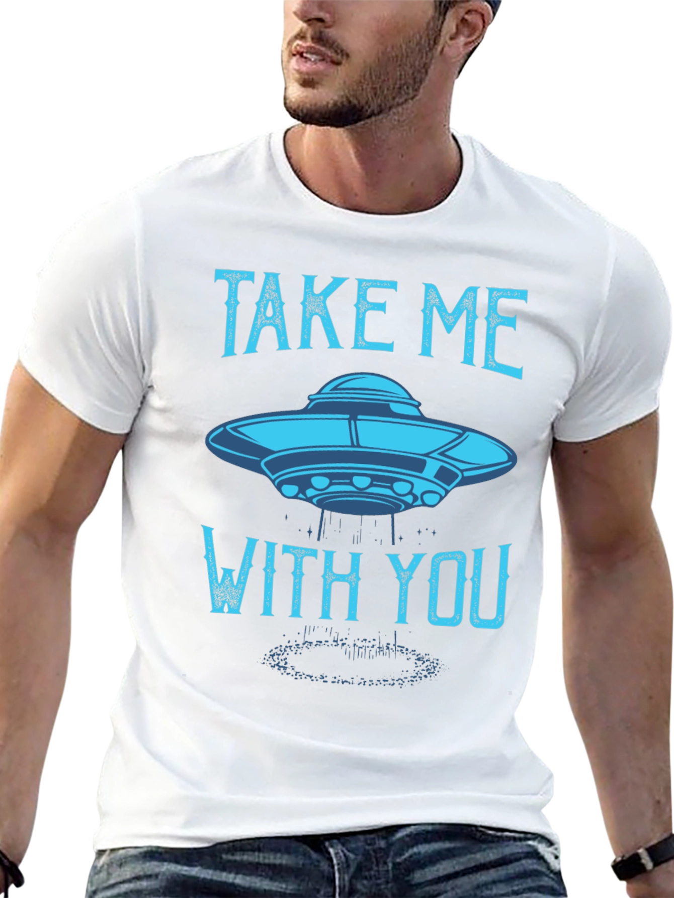 Take Me With You UFO Graphic T-Shirt