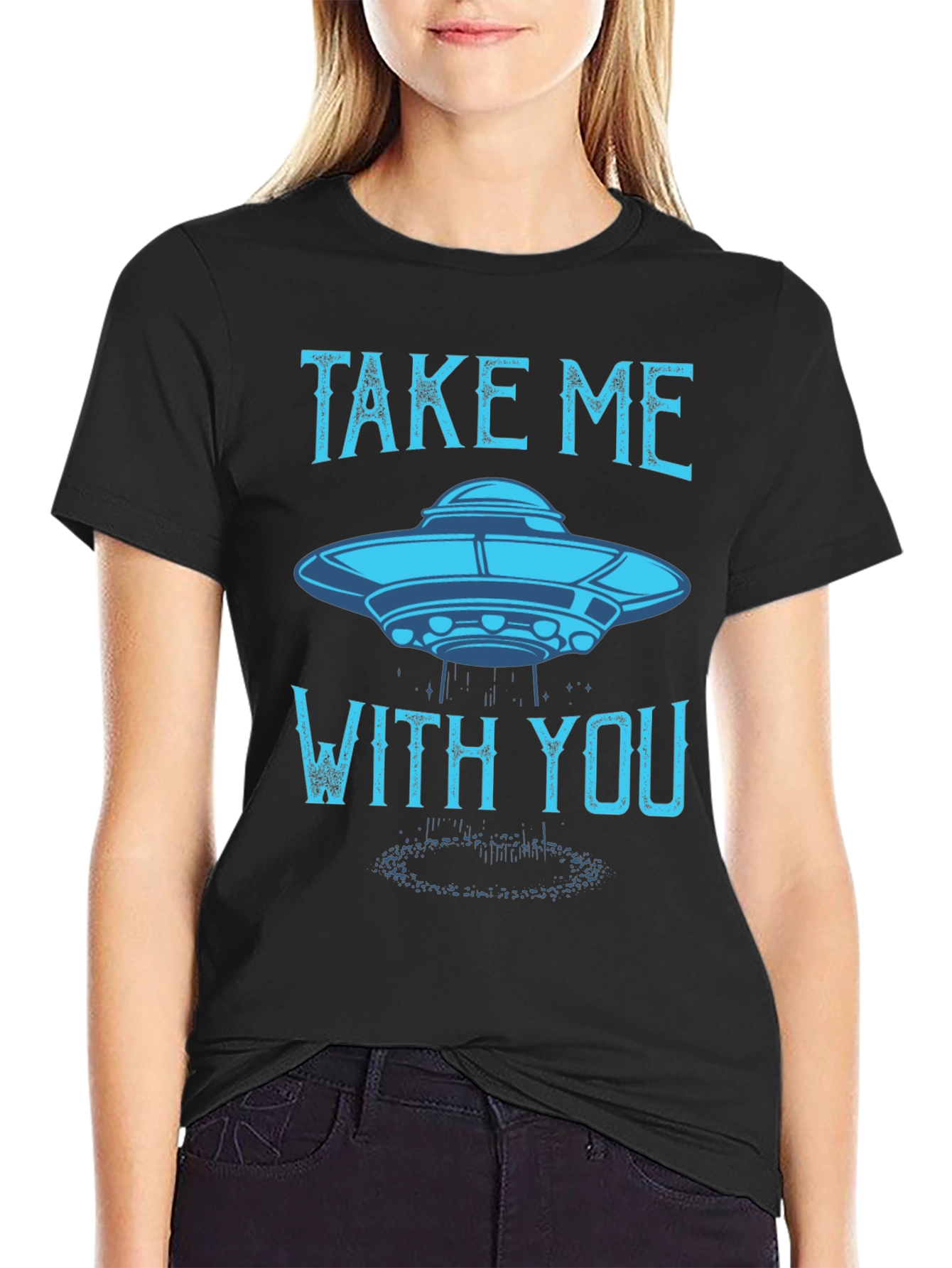 Take Me With You UFO Graphic T-Shirt