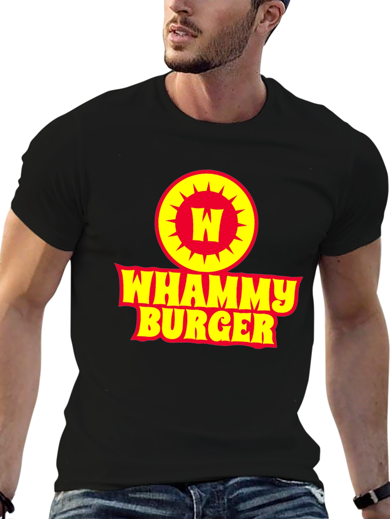 Whammy Burger Graphic Tee - Classic Retro Style