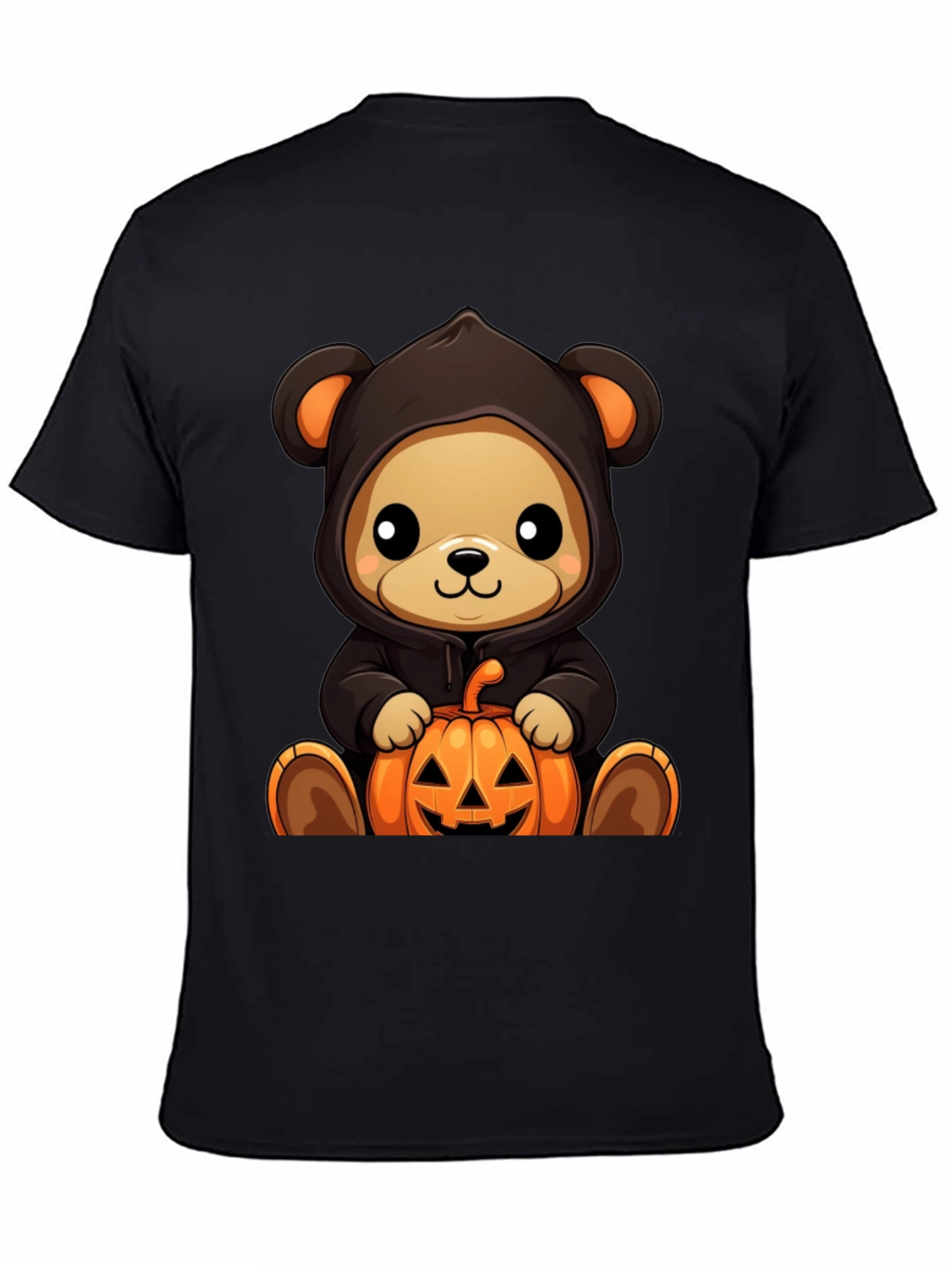 Halloween Teddy Bear Pumpkin T-Shirt