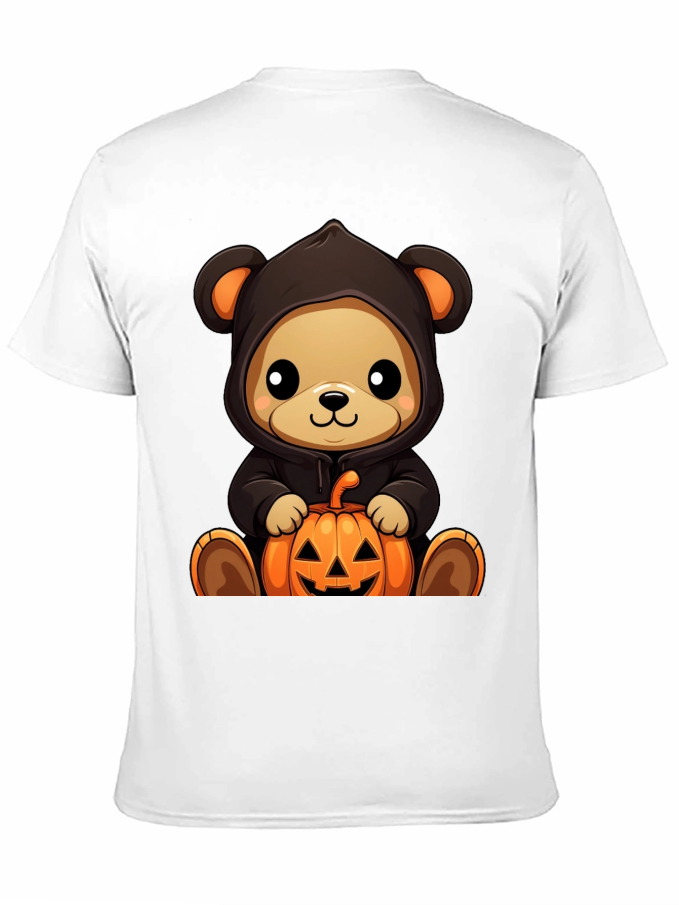 Halloween Teddy Bear Pumpkin T-Shirt