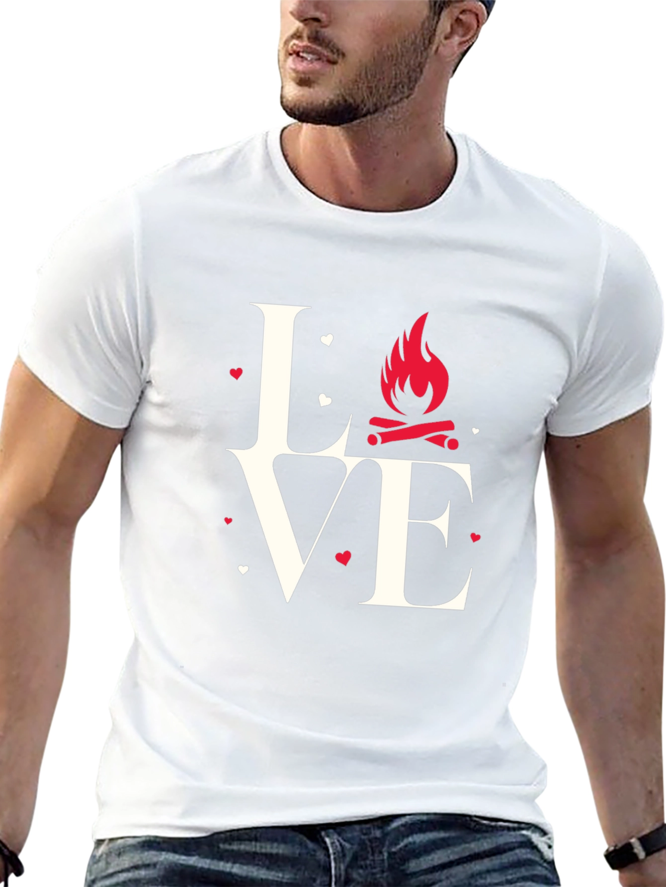 Love Camping Graphic T-Shirt - Black