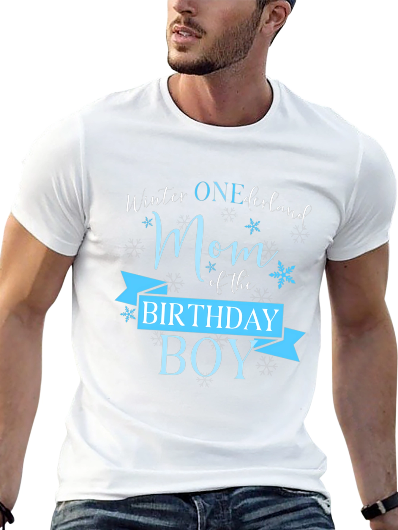Winter ONEderland Mom Birthday Boy T-Shirt
