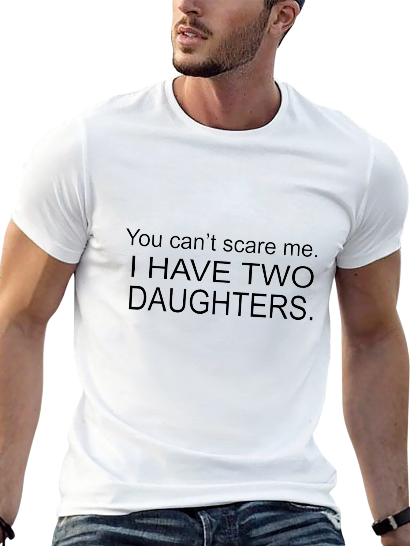 Dad Joke T-Shirt: Two Daughters No Fear!