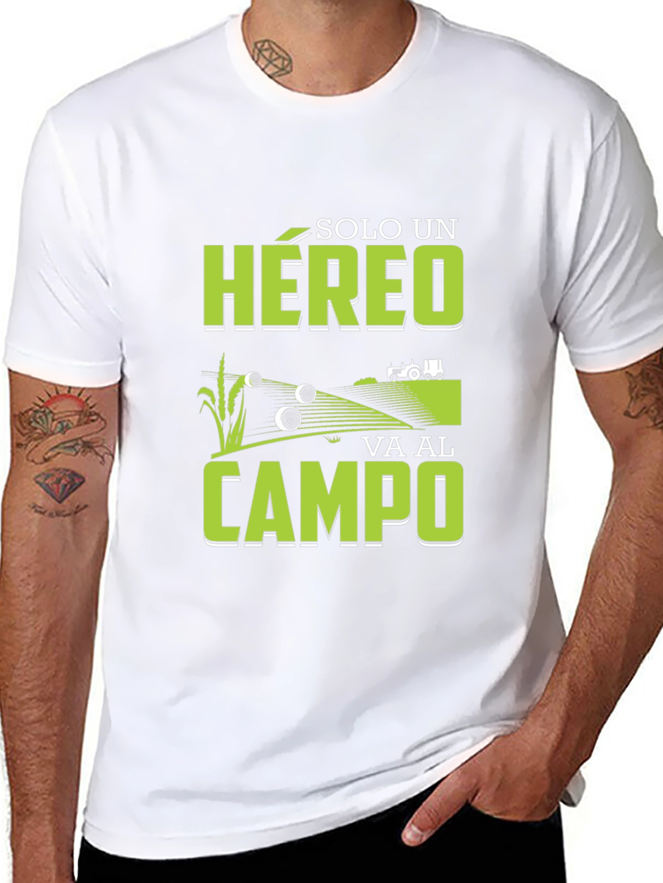 Farming Hero Graphic Tee - Black Cotton T-Shirt