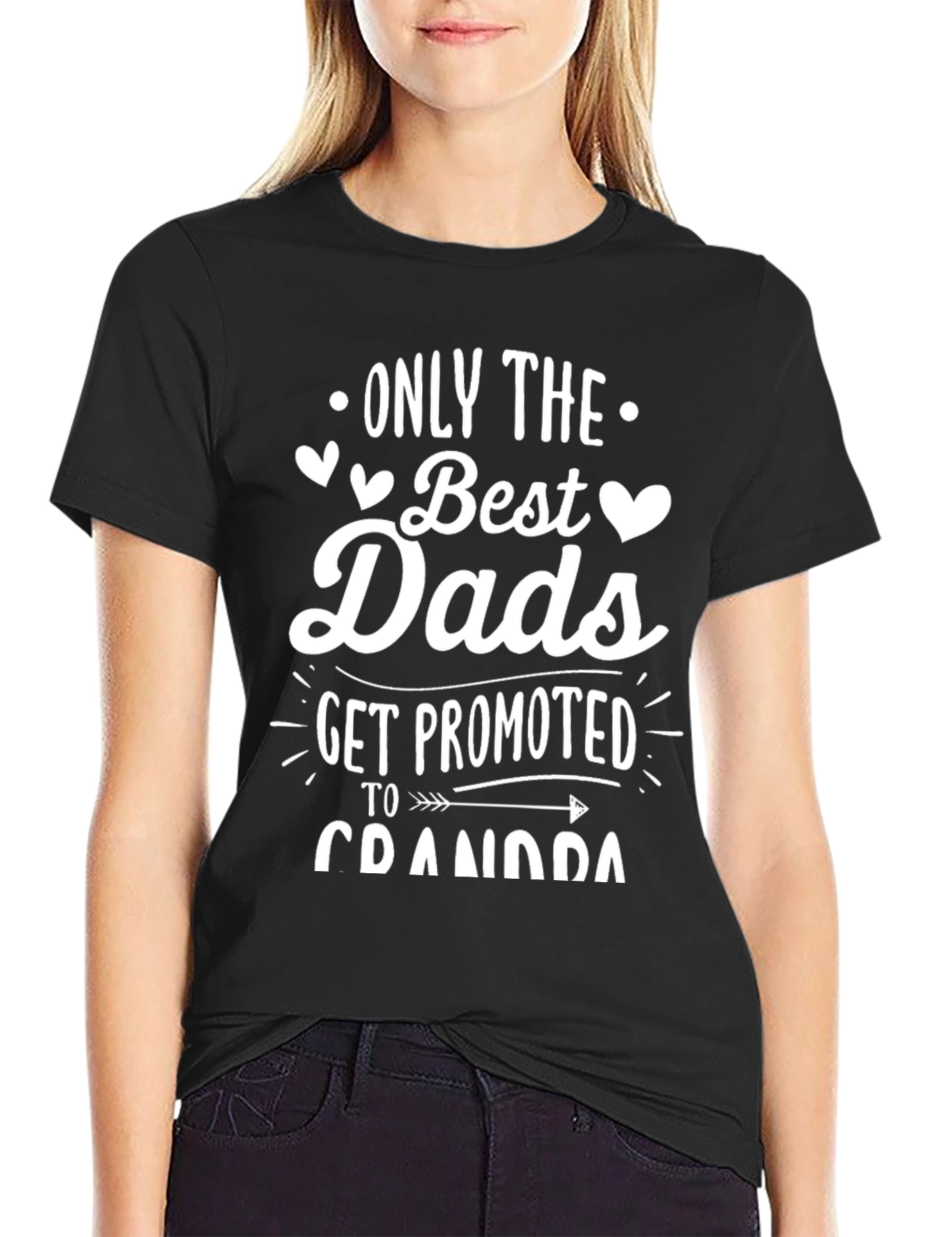 Best Dads Get Promoted to Grandpa - T-Shirt