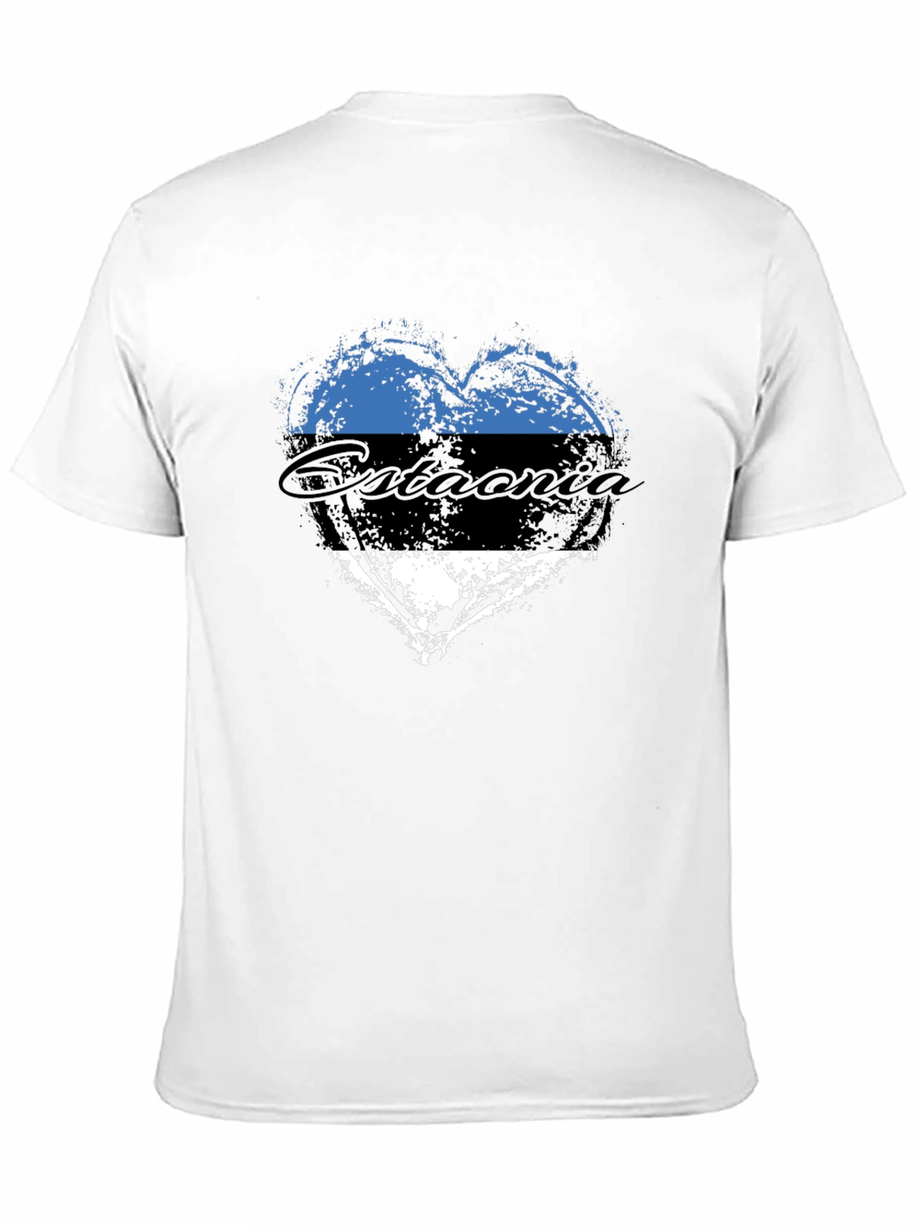 Estonia Flag Heart T-Shirt