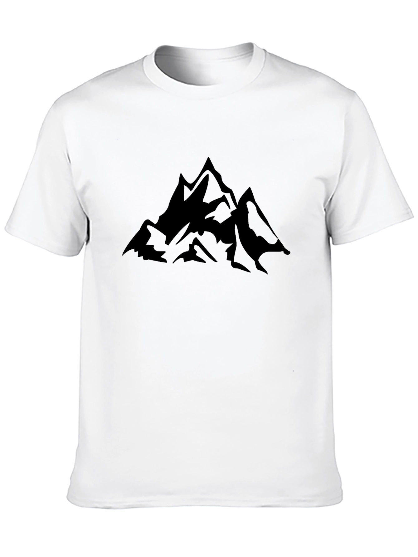 Mountain Graphic Tee - Mens Black Short Sleeve