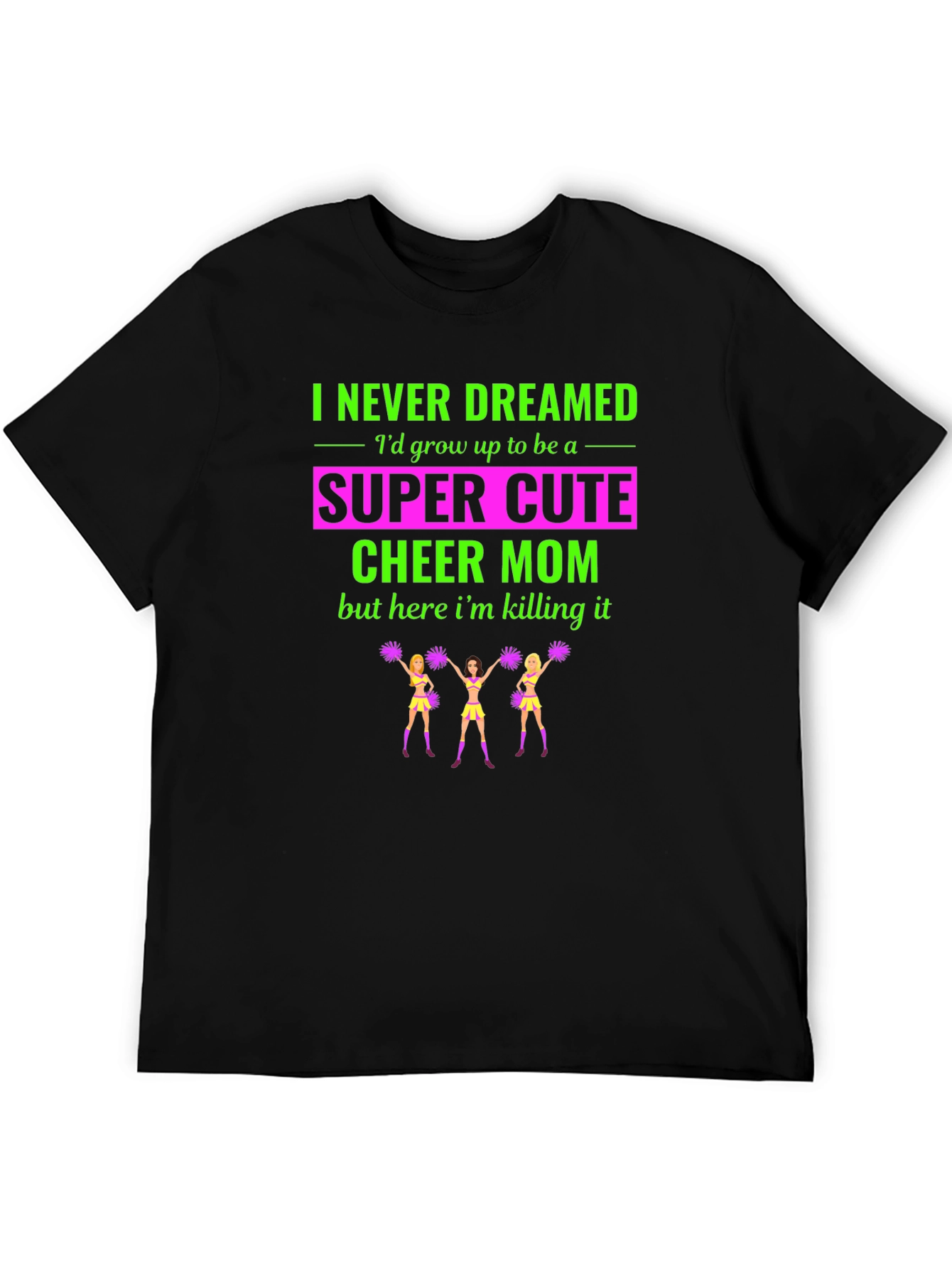 Super Cute Cheer Mom T-Shirt