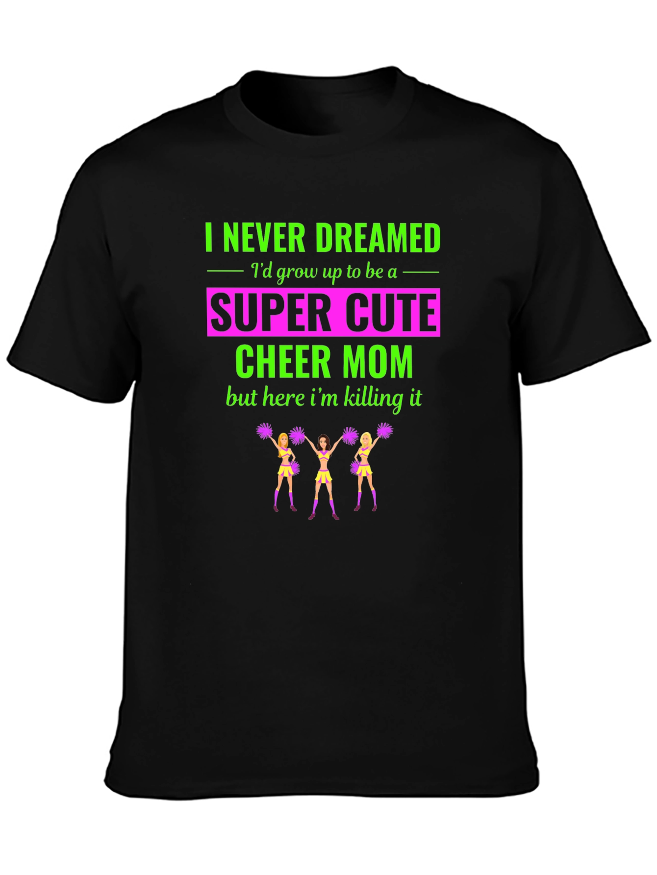Super Cute Cheer Mom T-Shirt