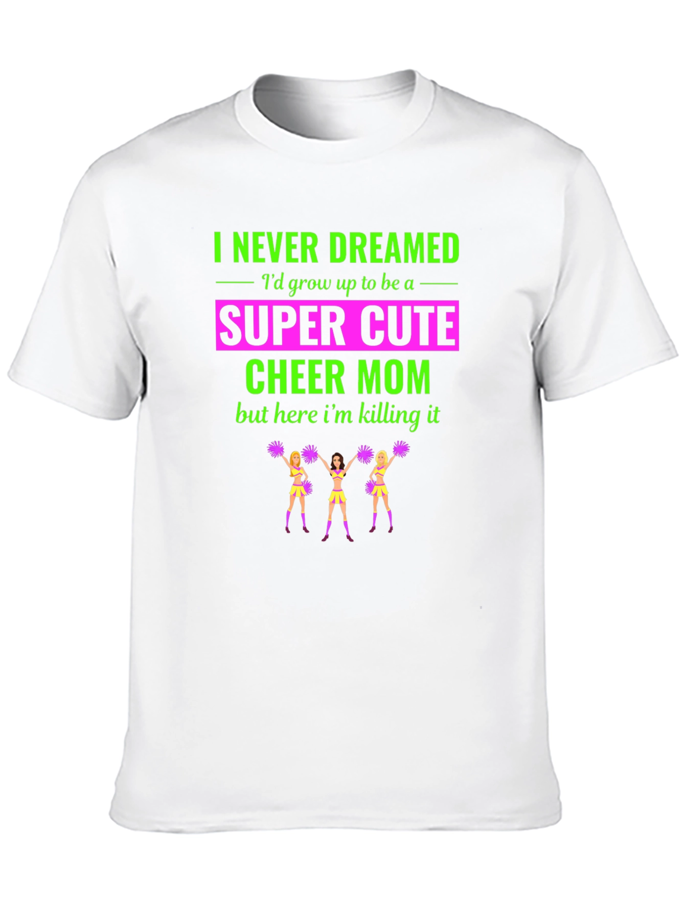 Super Cute Cheer Mom T-Shirt