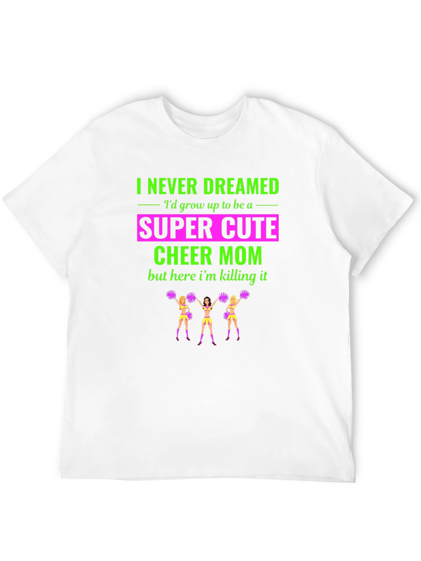 Super Cute Cheer Mom T-Shirt