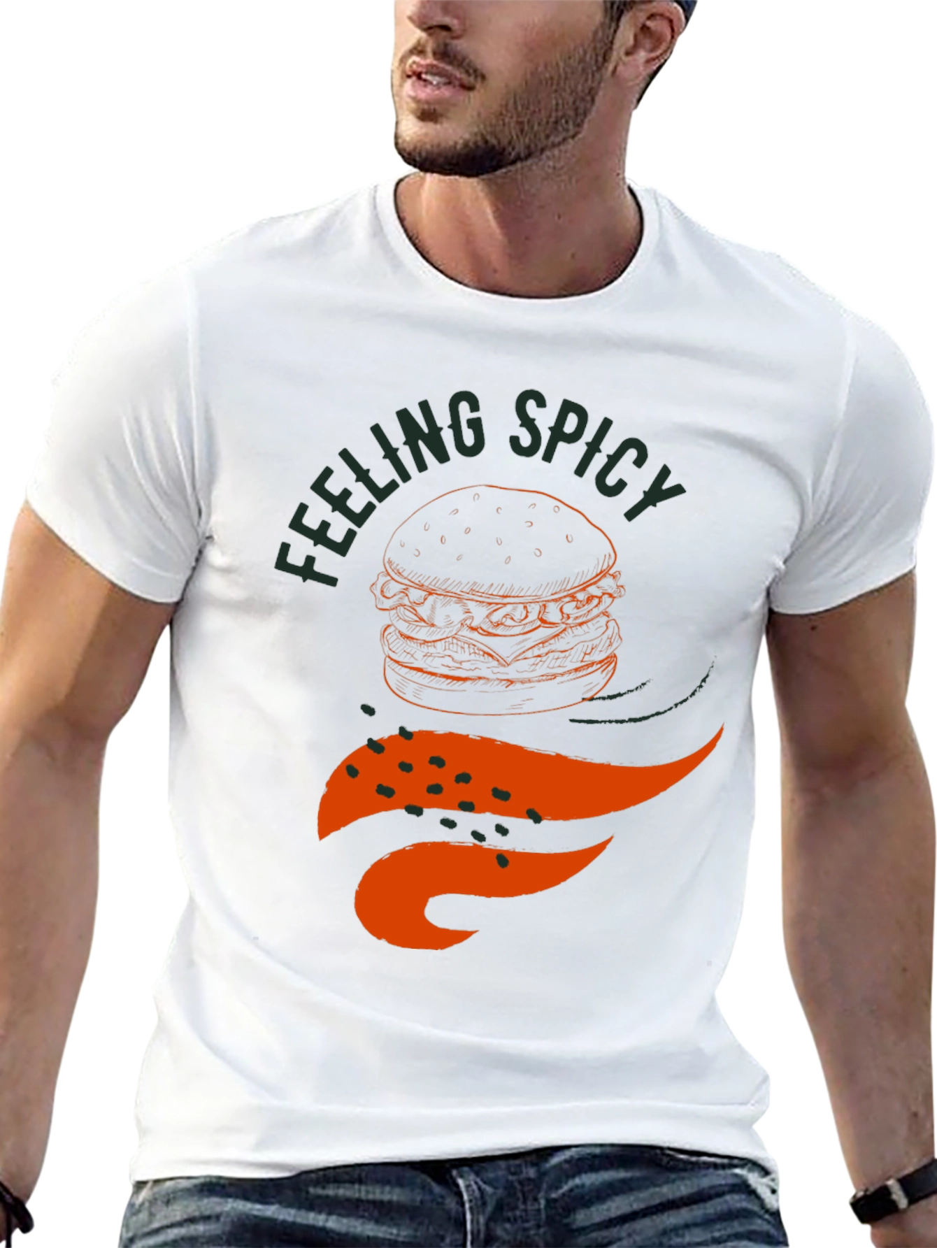 Feeling Spicy Burger Graphic Tee
