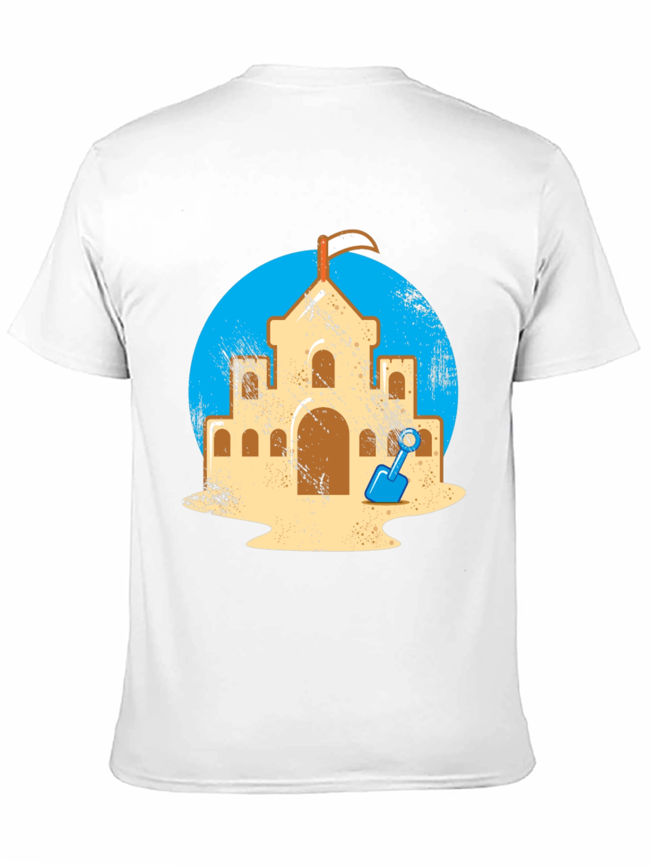Sandcastle Graphic Tee - Beach Day Shirt