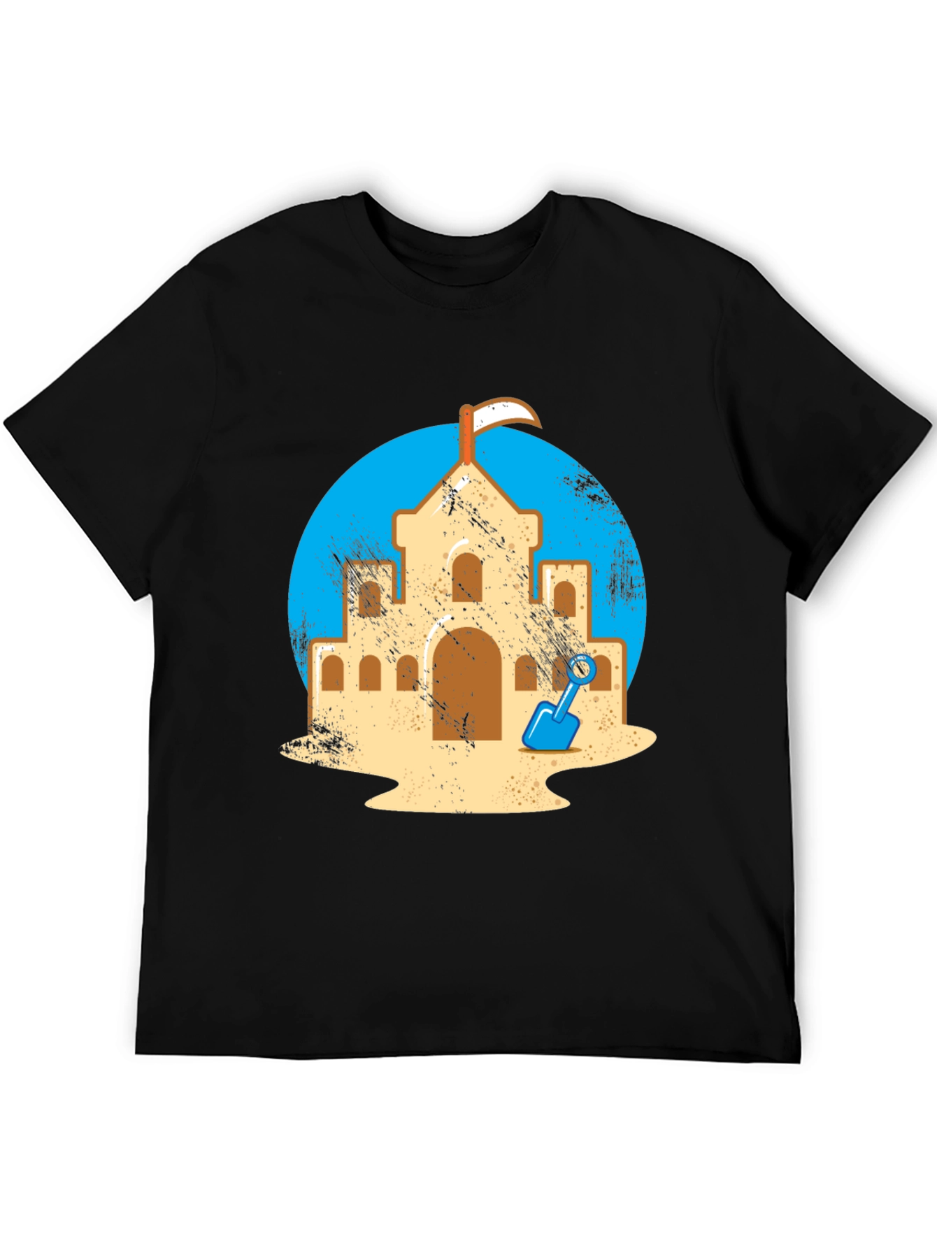 Sandcastle Graphic Tee - Beach Day Shirt