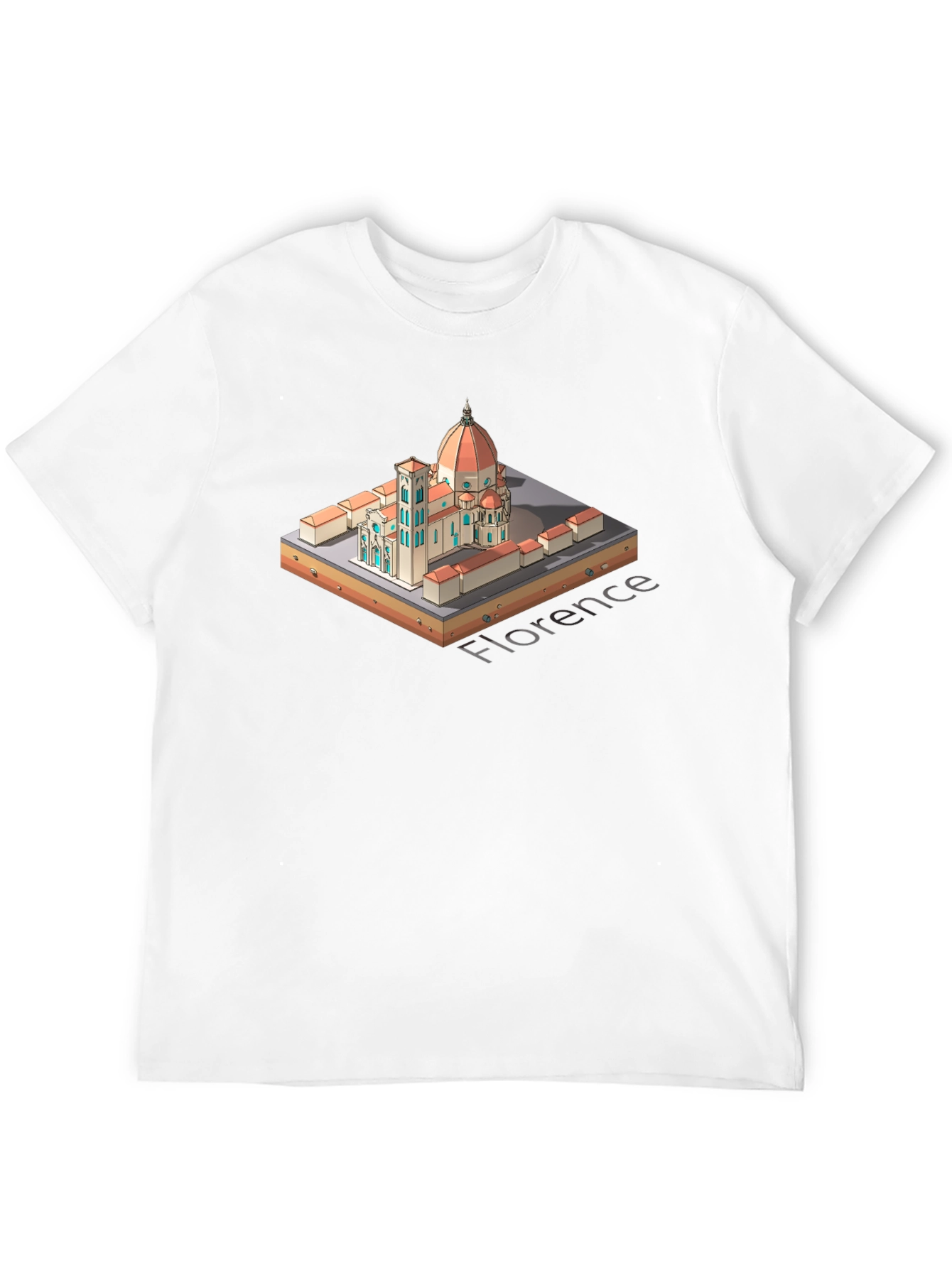Florence Italy T-Shirt - Black Graphic Tee