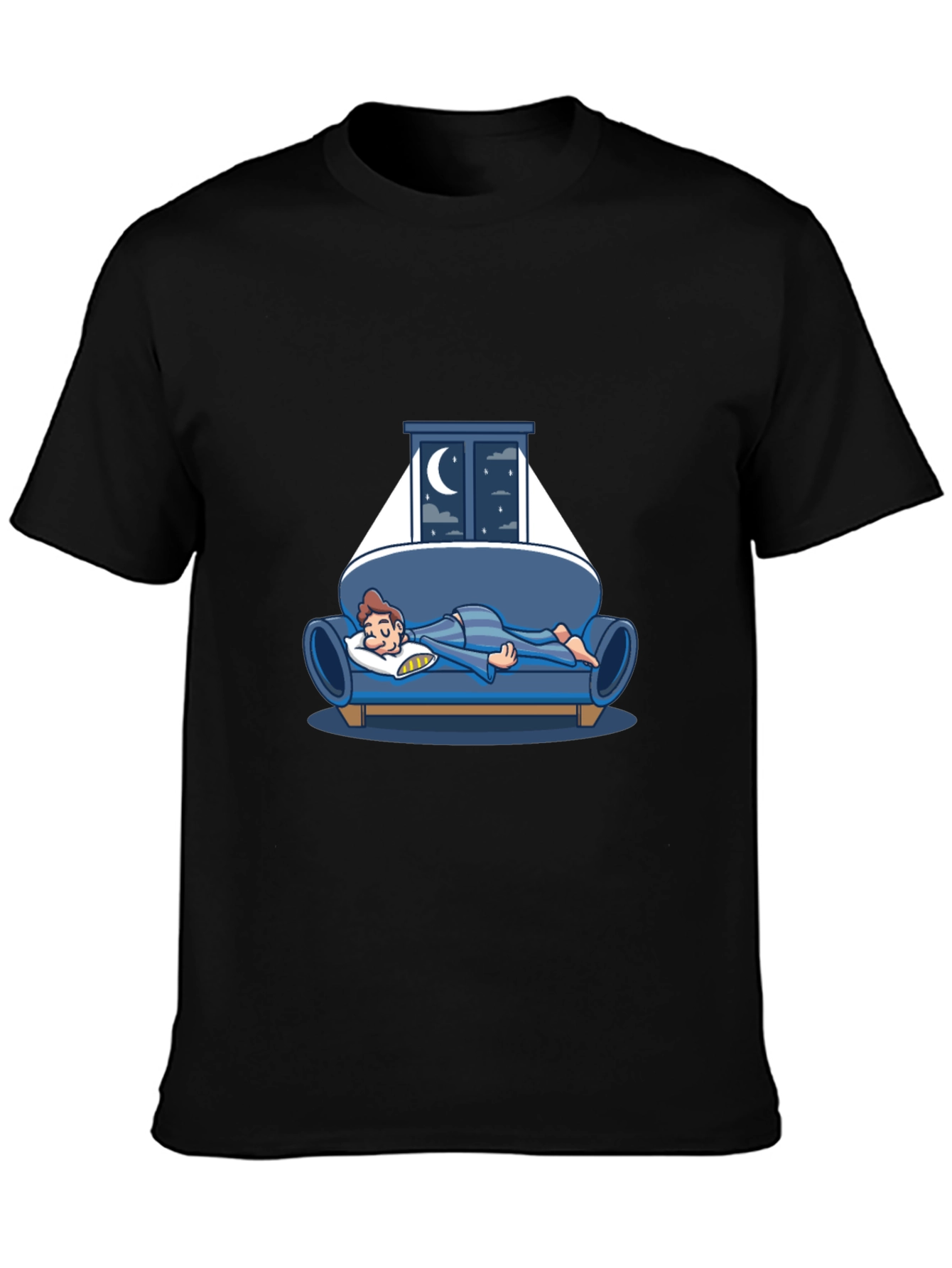 Sleepy Night T-Shirt - Relaxed Fit Cotton Tee