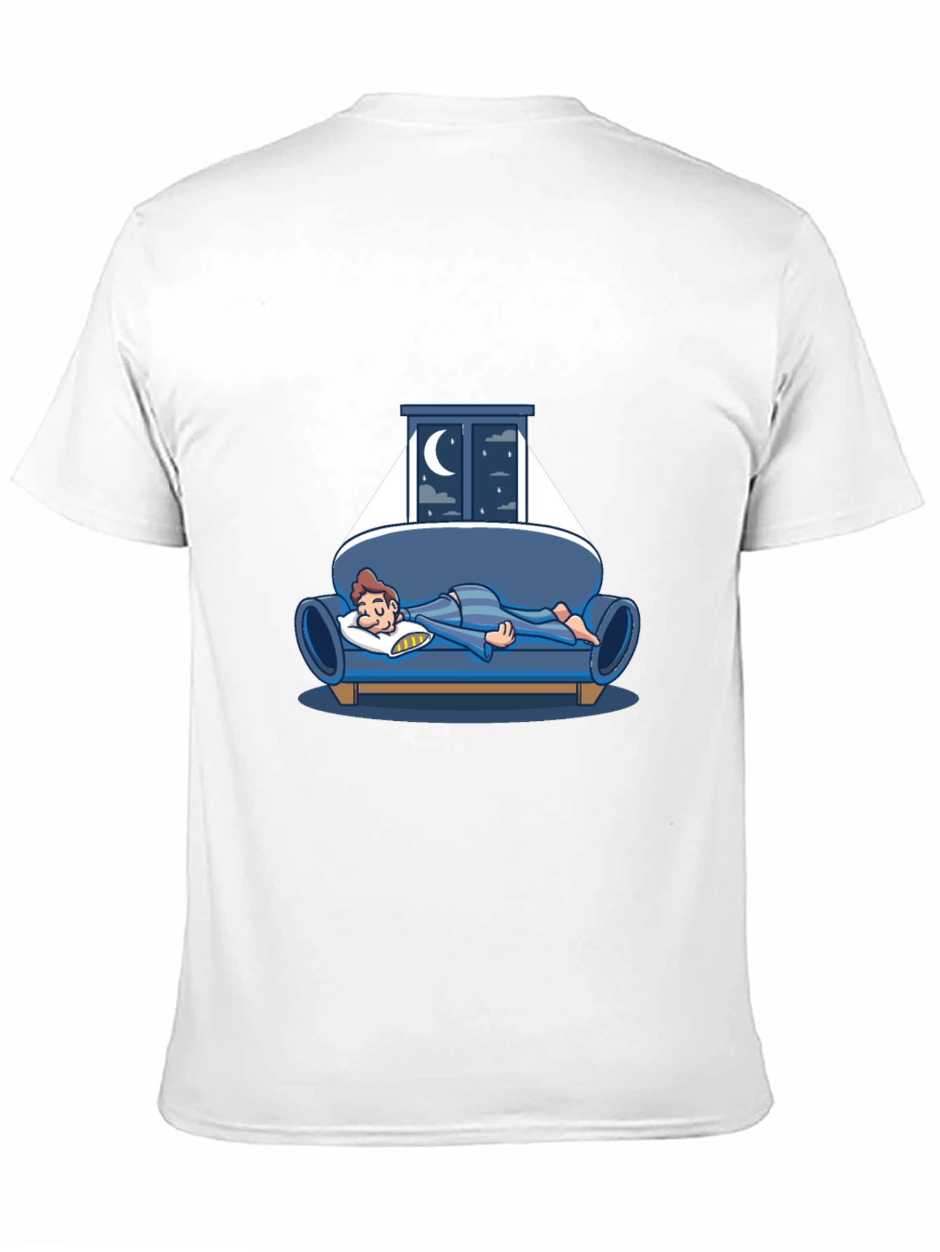 Sleepy Night T-Shirt - Relaxed Fit Cotton Tee