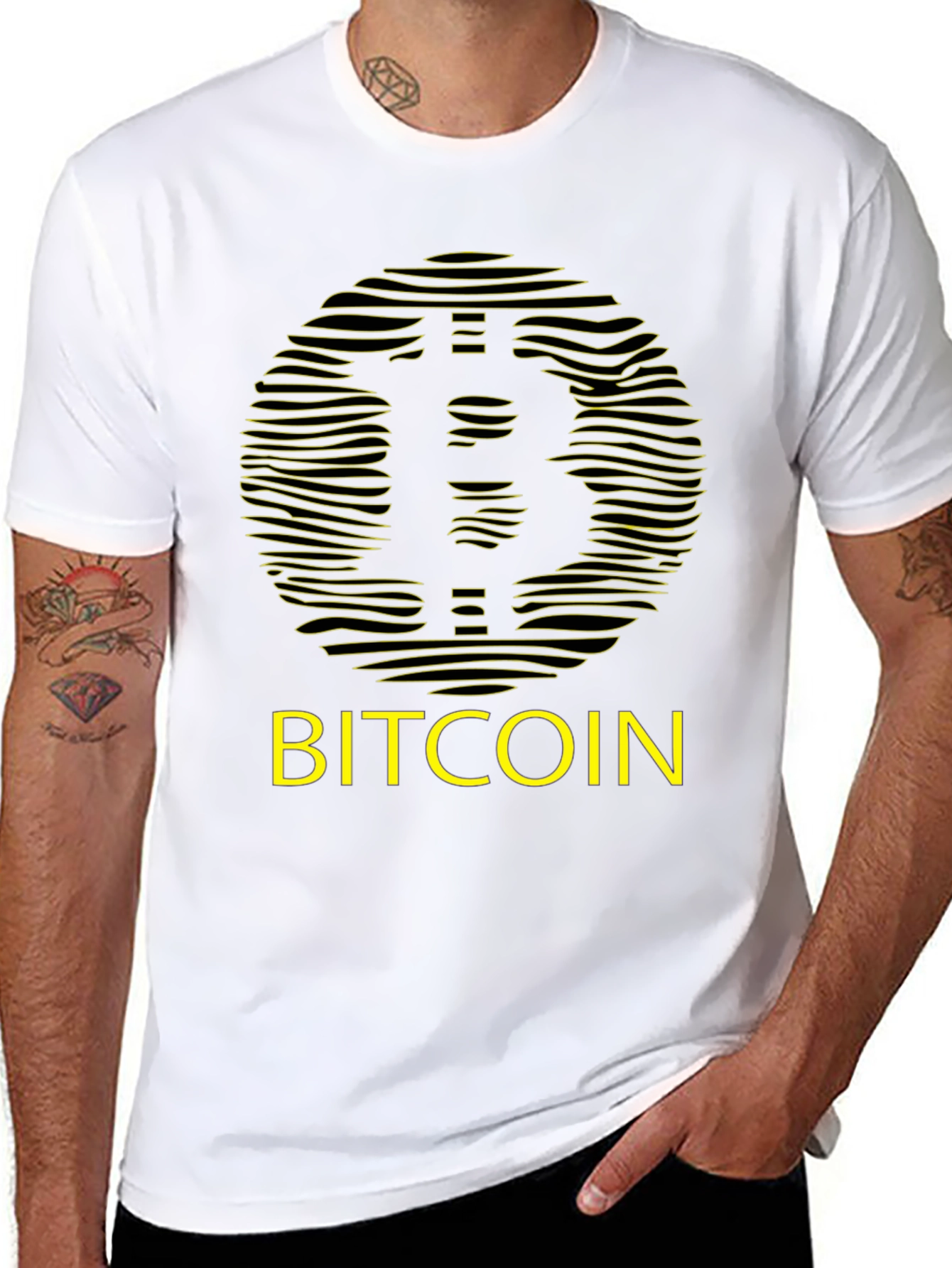 Bitcoin Graphic Tee - Crypto Currency Fan T-Shirt