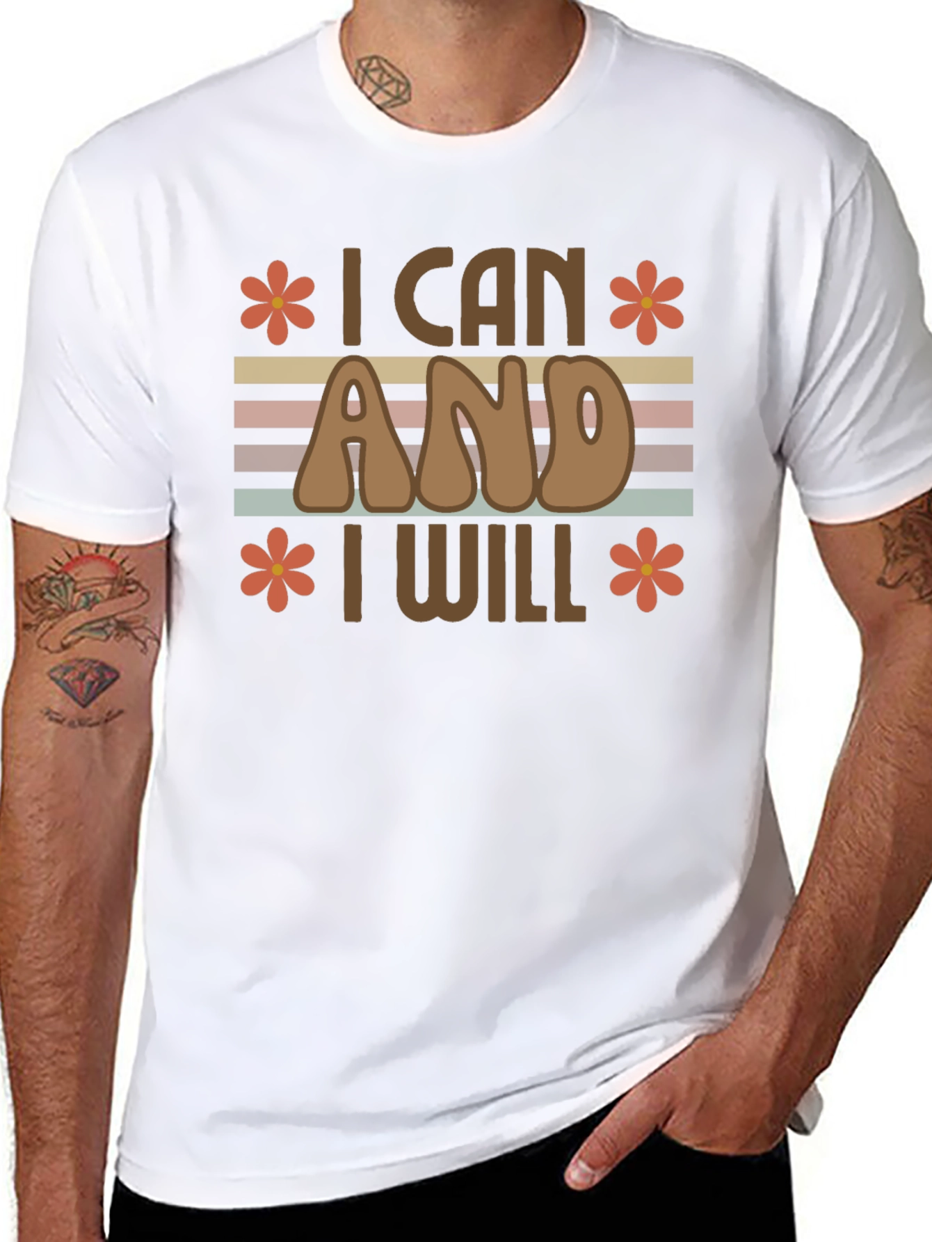 I Can And I Will Retro Graphic Tee