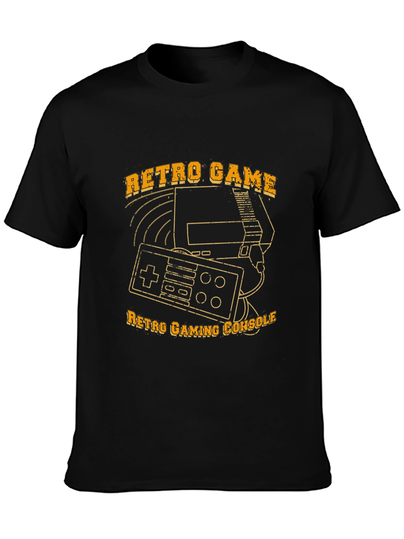 Retro Game Console T-Shirt - Black
