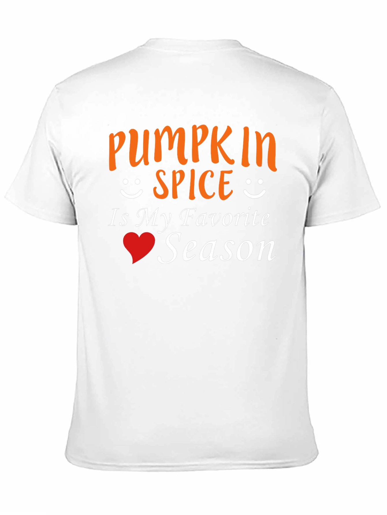Pumpkin Spice Favorite Season Black T-Shirt