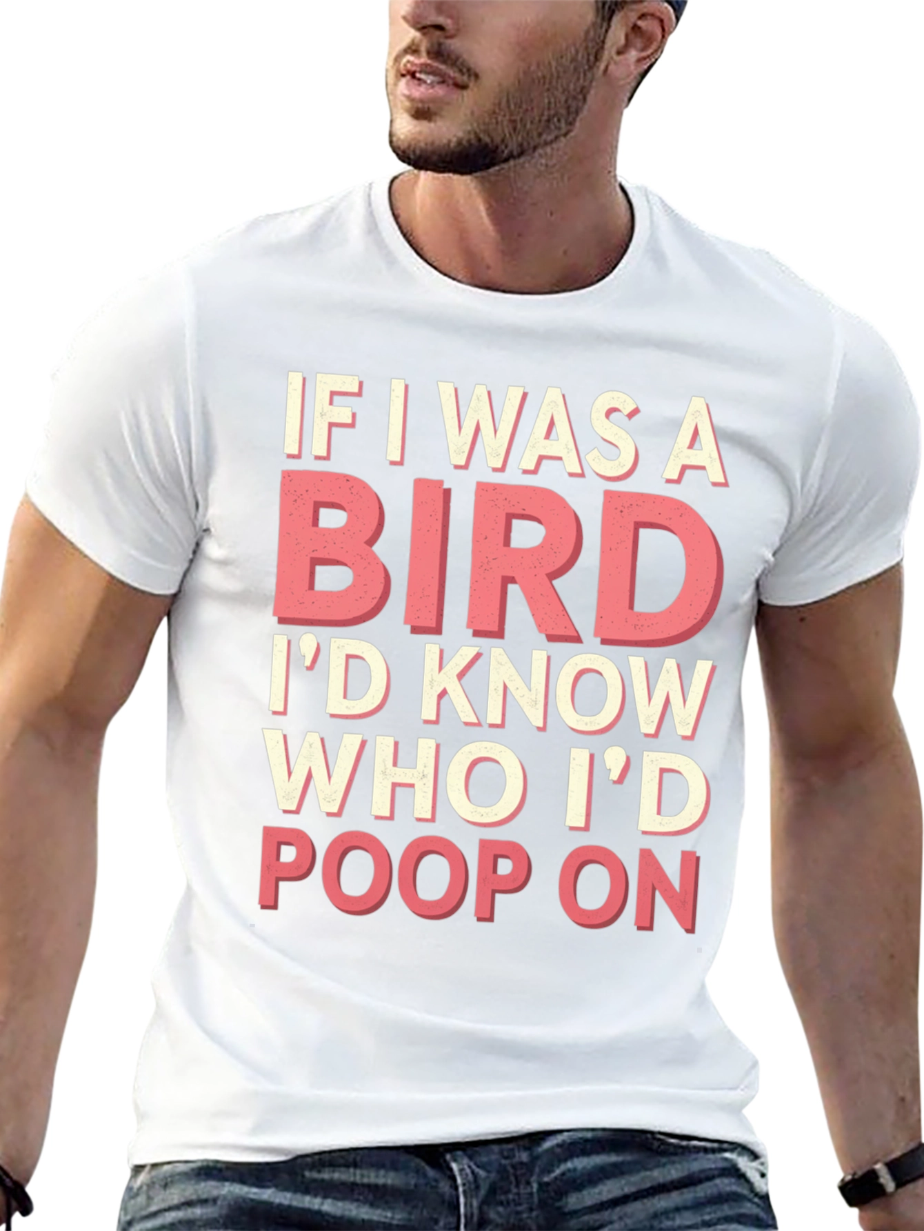 If I Was a Bird T-Shirt Funny Novelty
