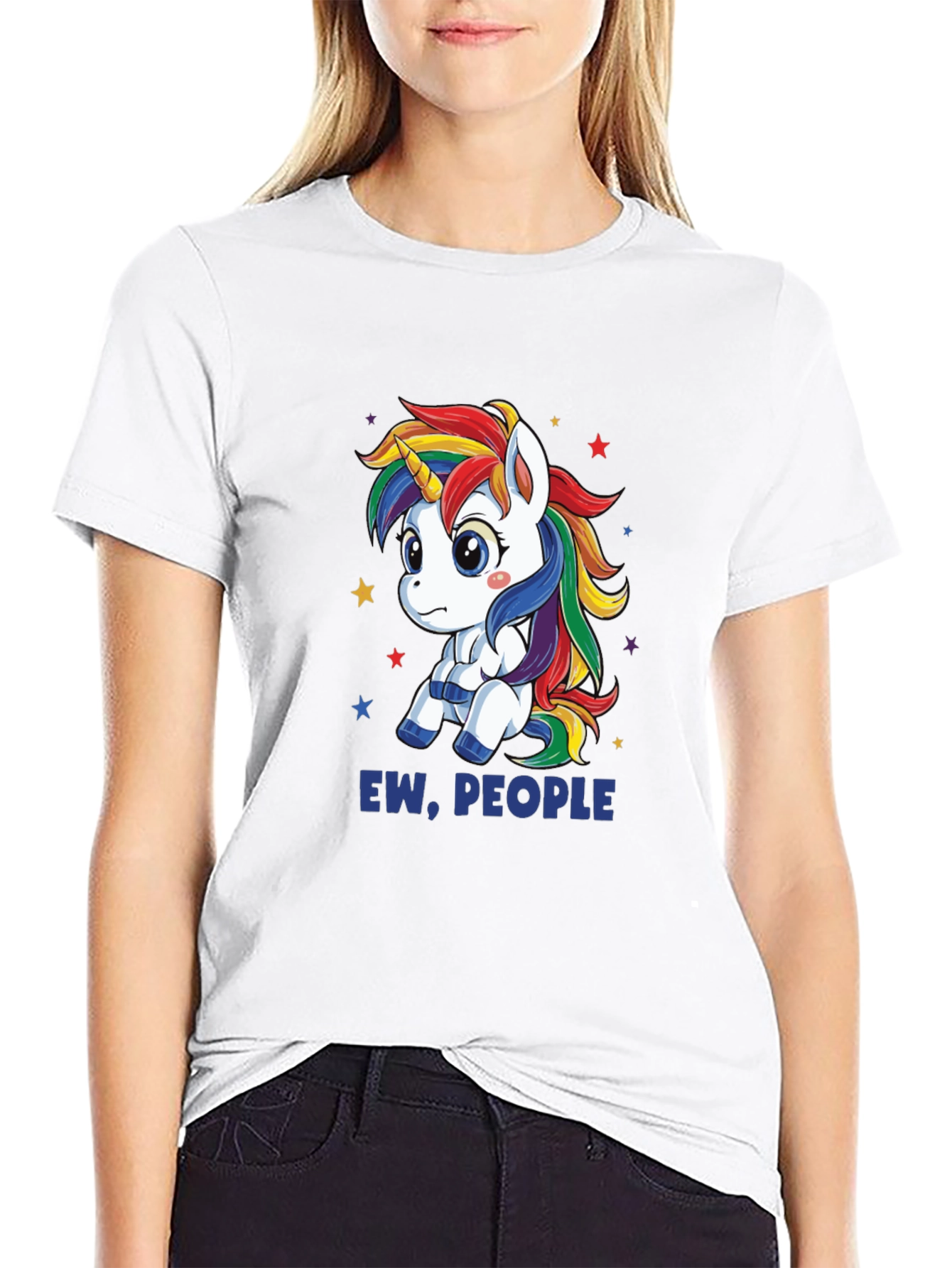 Ew People Unicorn Graphic Tee