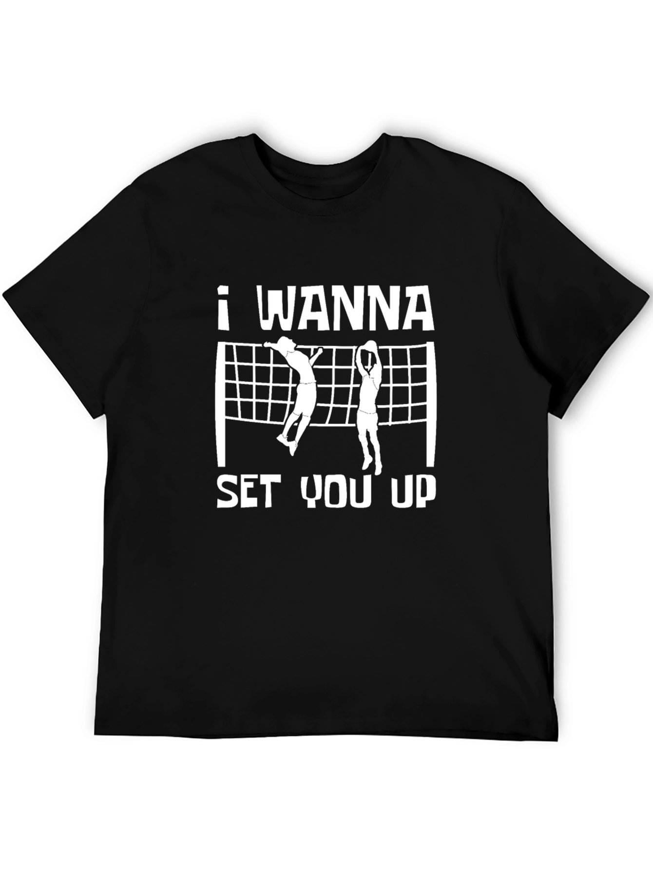 Volleyball Graphic Tee - I Wanna Set You Up